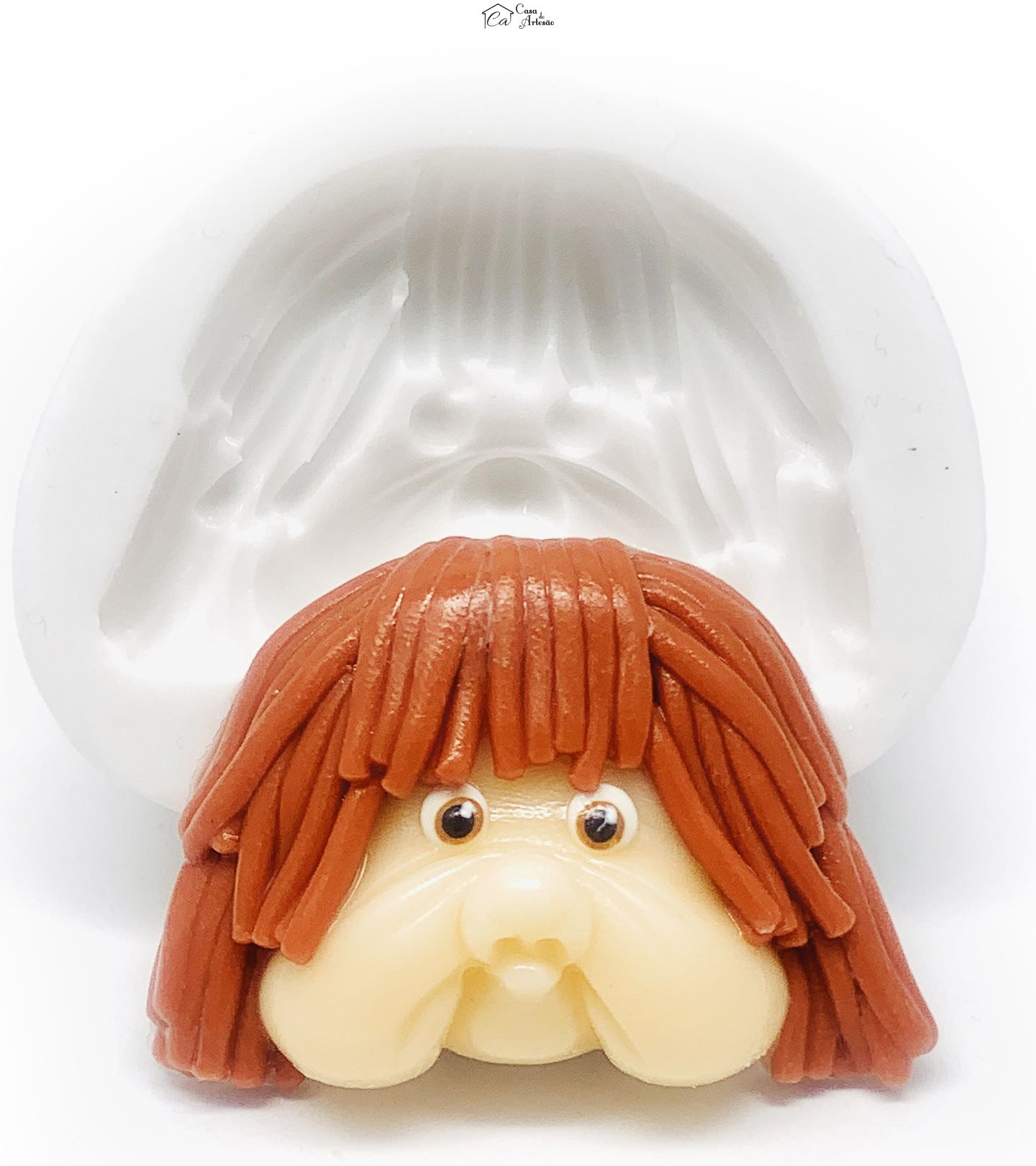 Molde de silicone - Brinquedos Anos 80 - Rosto Fofão - Medio - P1206