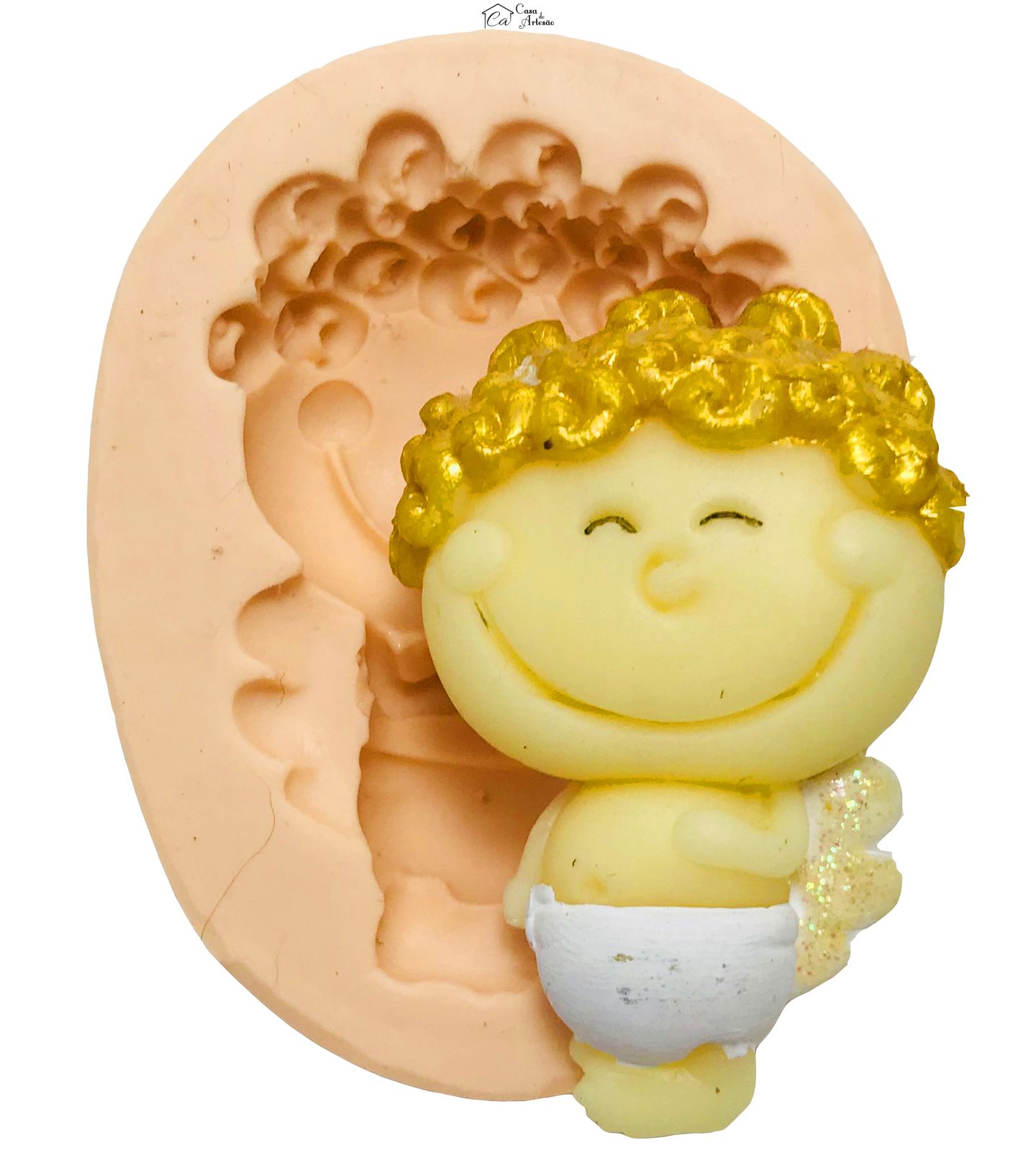 Molde de silicone - Anjo Bebe