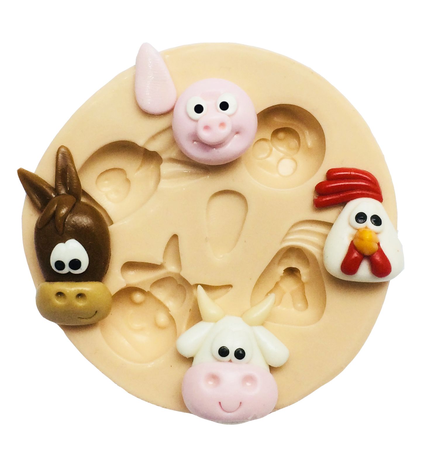 Fazendinha - Rosto Personagens Pequeno - P293