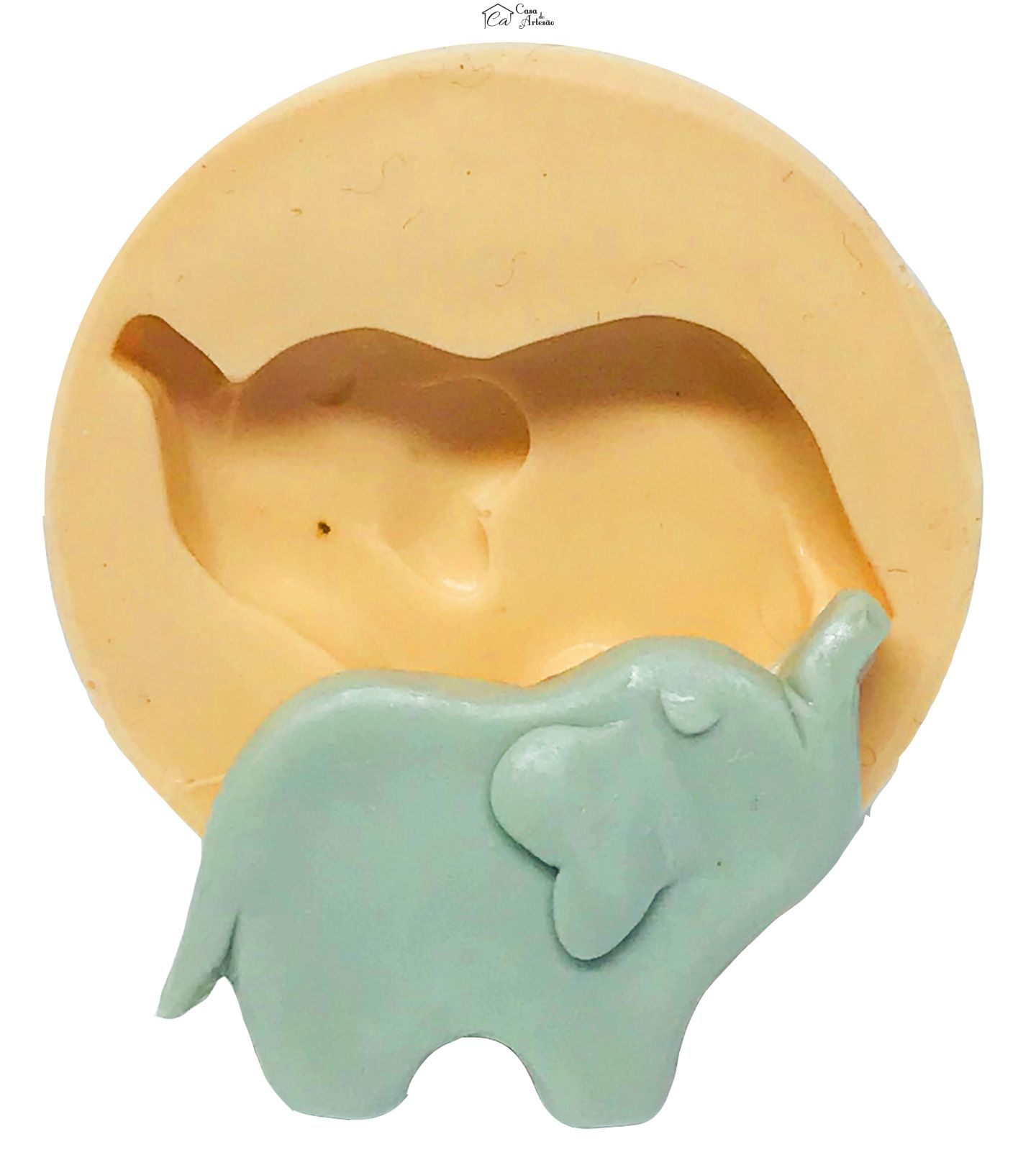 Molde de silicone - Rei Leão - Sombra Elefante - Pequeno - P638