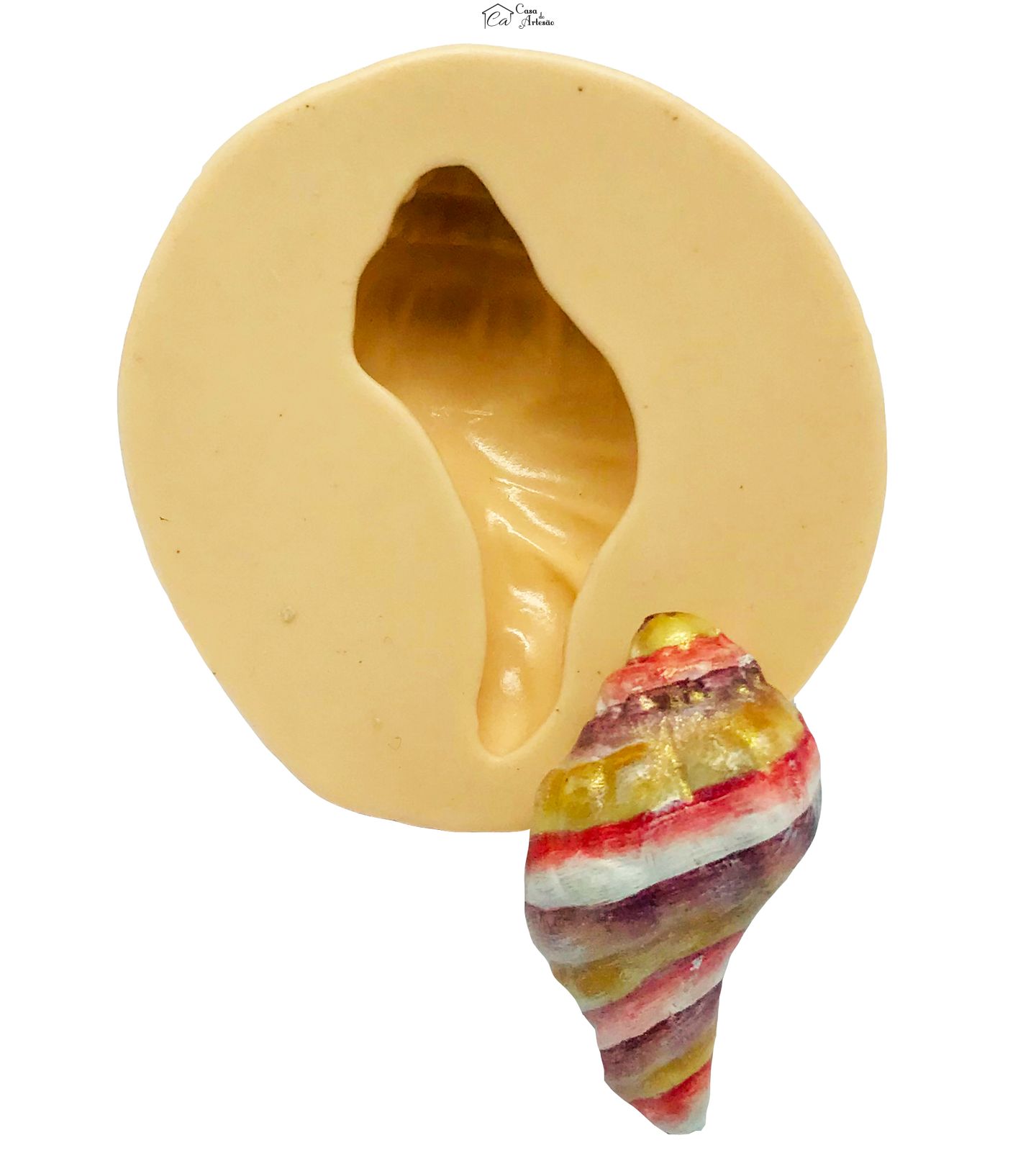 Molde de silicone - Concha