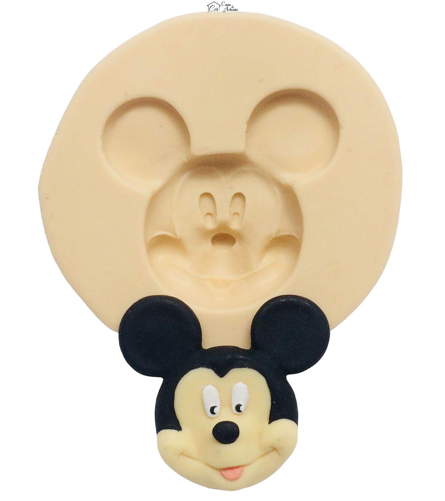 Molde de silicone - Mickey - Rosto