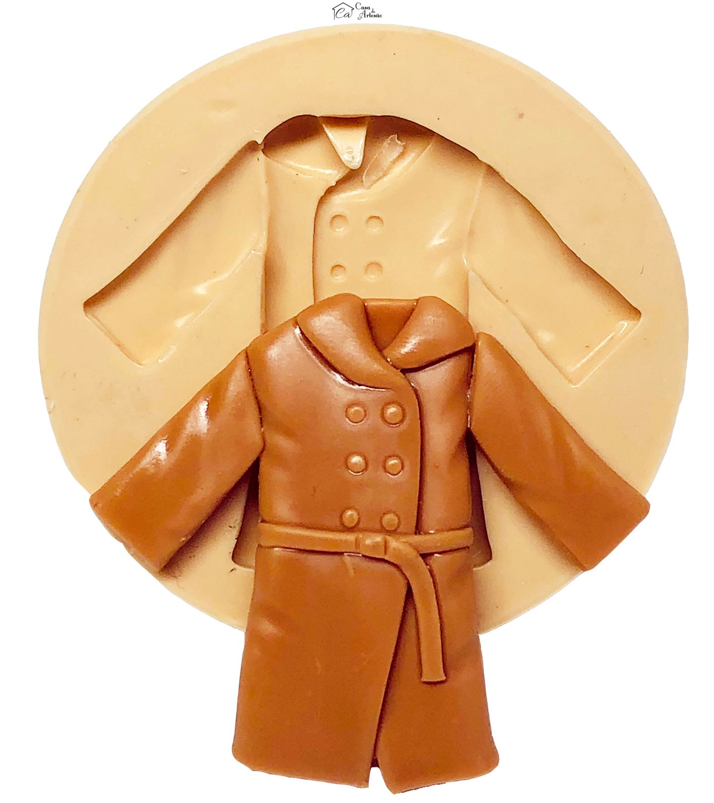 Molde de silicone - Detetive - Casaco - Medio - P668