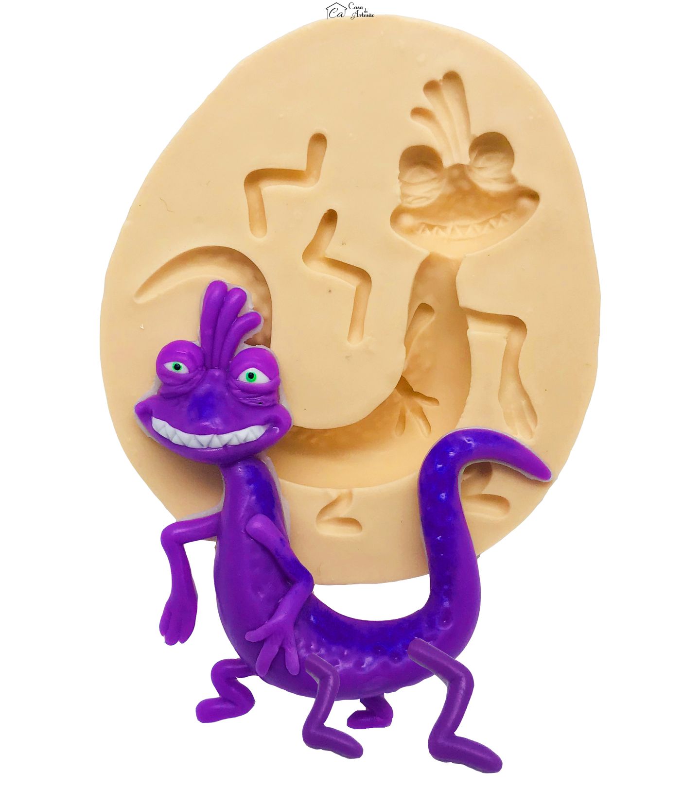 Molde de silicone - Monstros S/A - Randall - Grande - P453