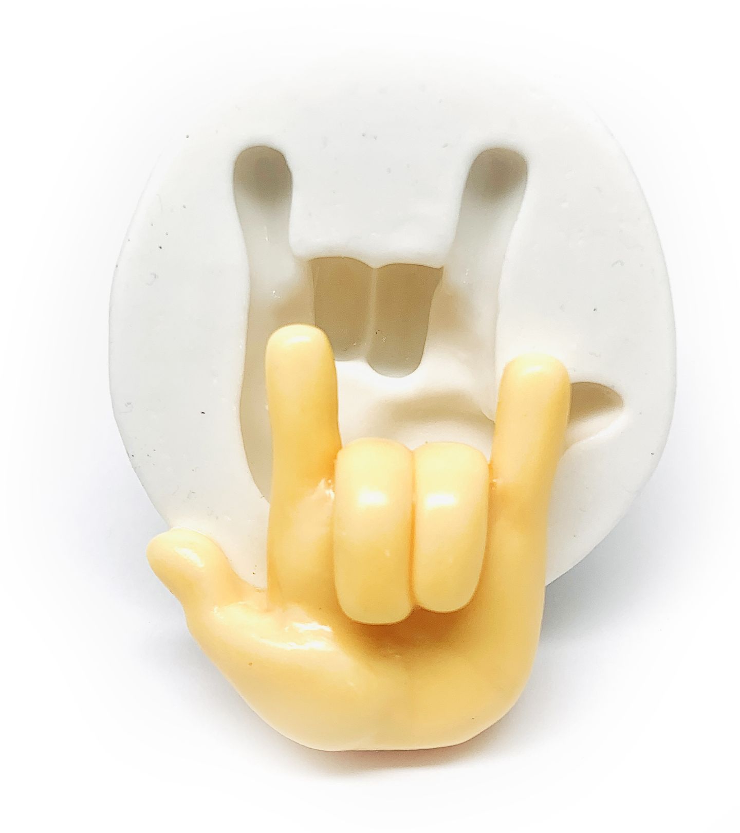 Molde de silicone - Rock - Mao - Media - Mod.02 - P452