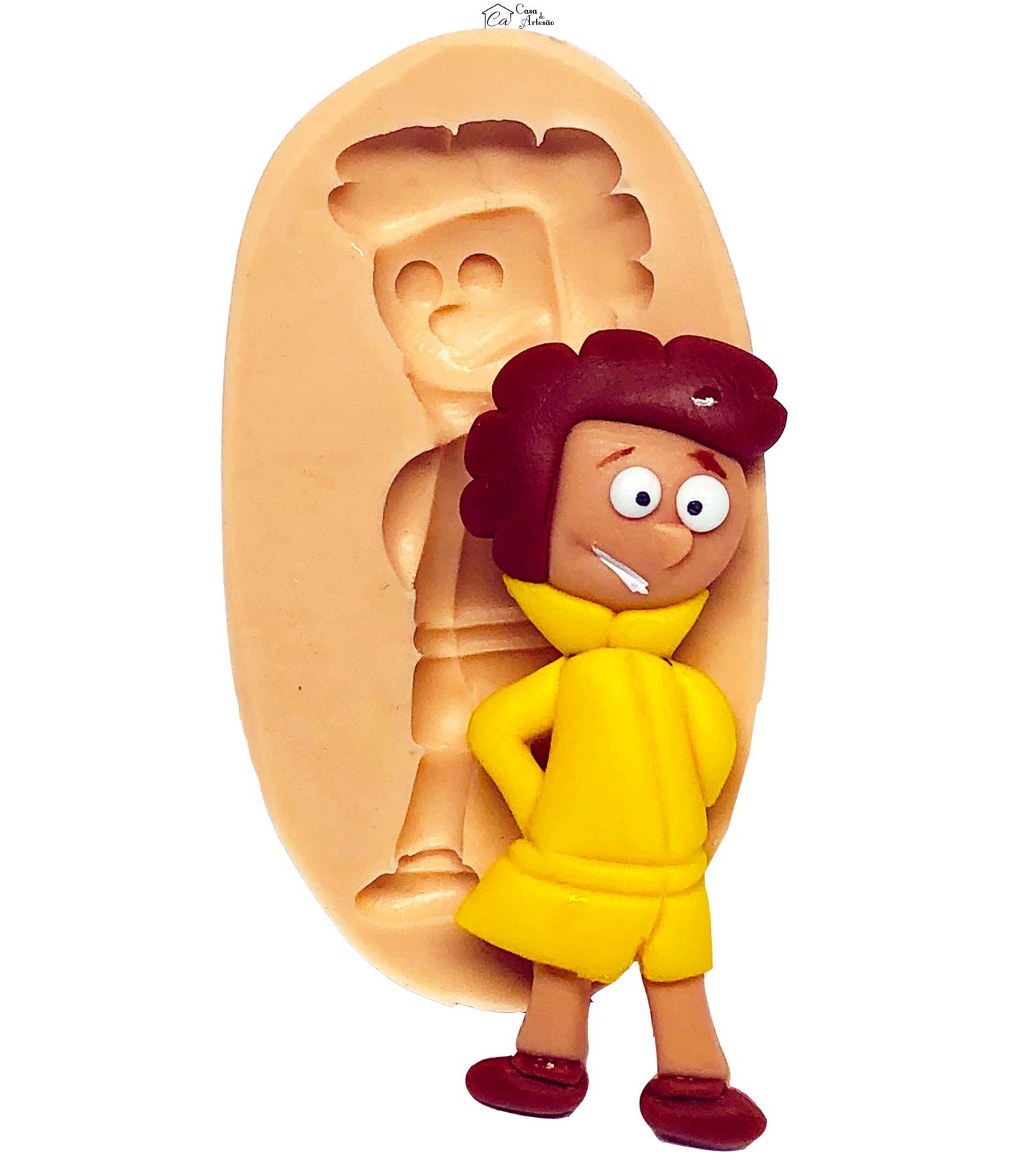 Molde de silicone - Detetive do Predio Azul - Capim - Pequeno - P664