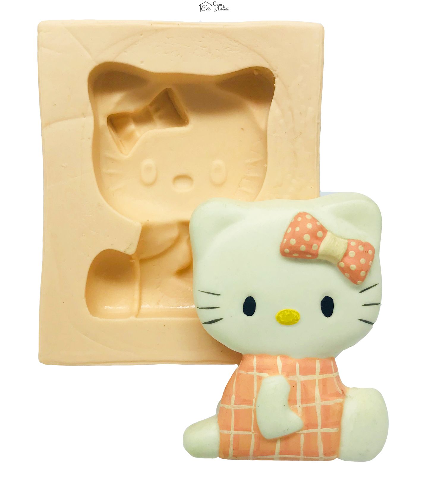Molde de silicone - Hello Kitty Grande - P73
