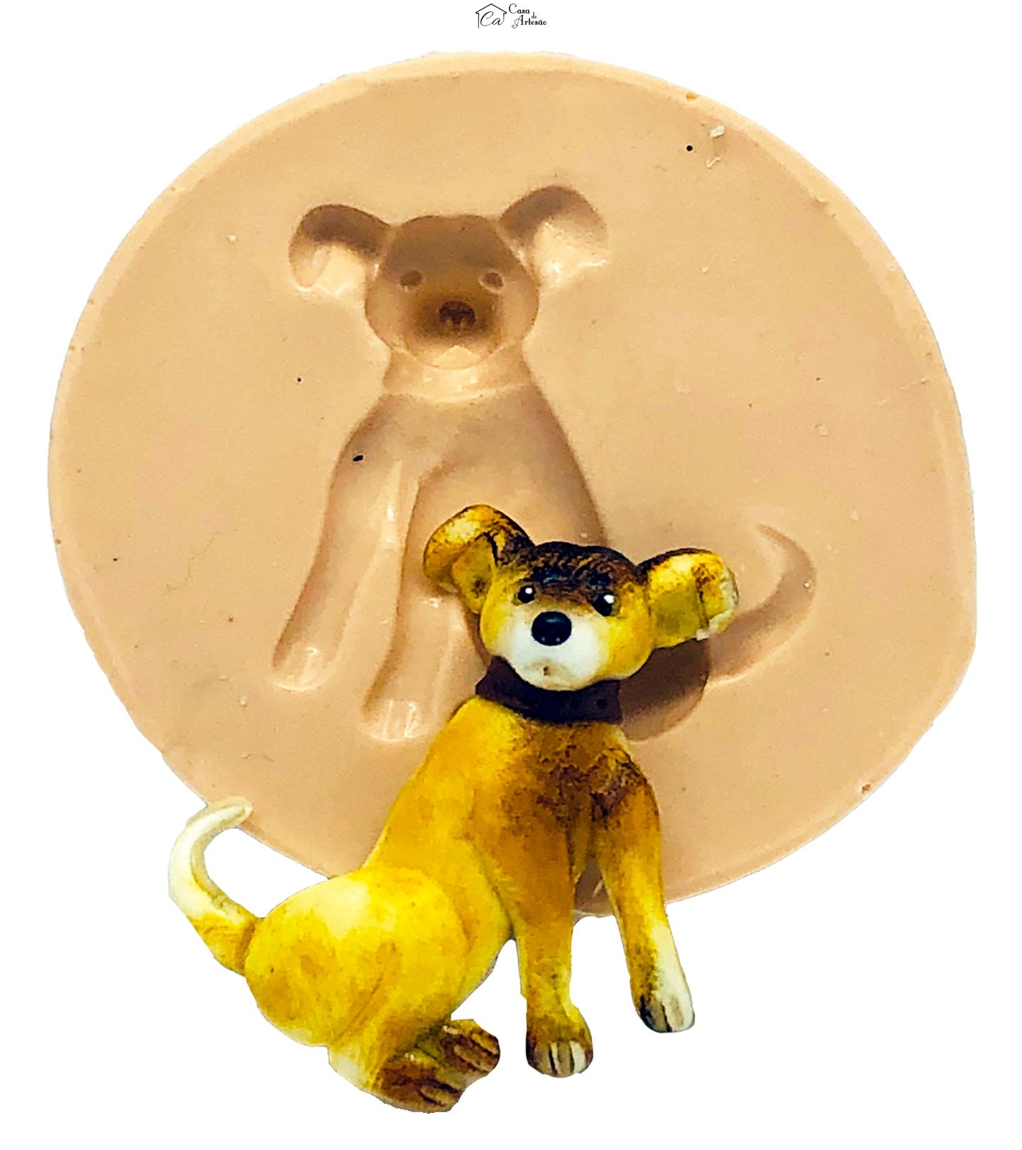 Molde de silicone - Cachorro - Vira Latas - Pequeno - P835