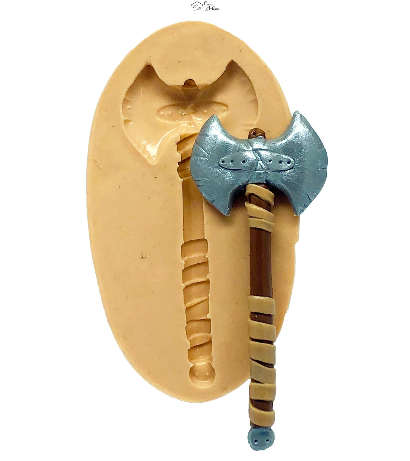 Molde de silicone - Como Treinar seu Dragão - Machado Astrid - Grande - P796