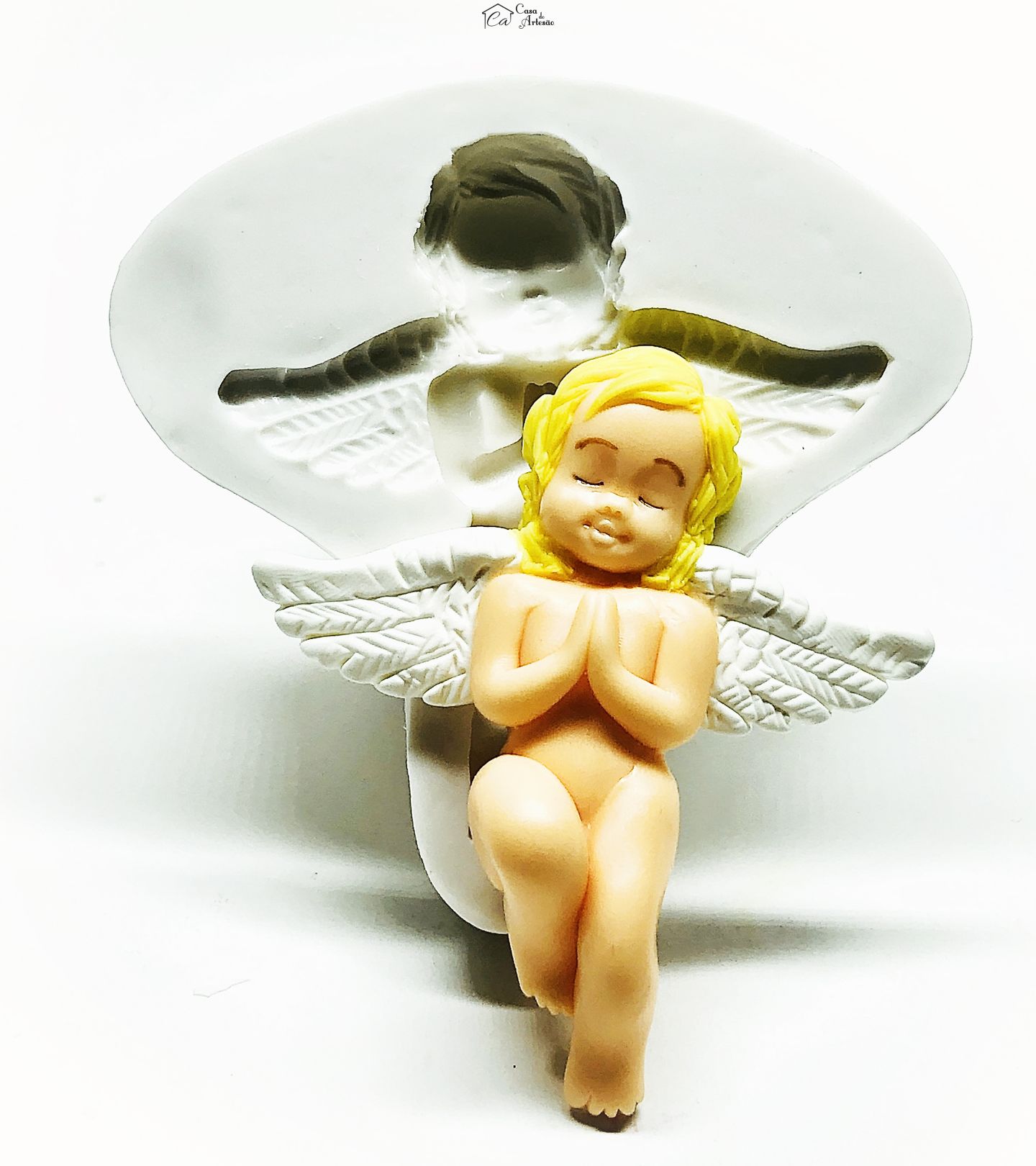Molde de silicone - Anjo - Mod.02 - Grande - P968