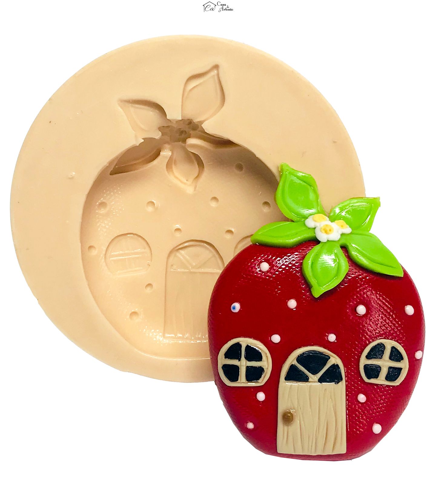 Molde de silicone - Moranguinho - Casa Media - P520