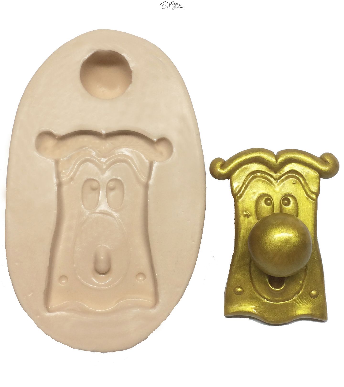 Molde de silicone - Alice no País das Maravilhas - Fechadura Extra Grande - P273