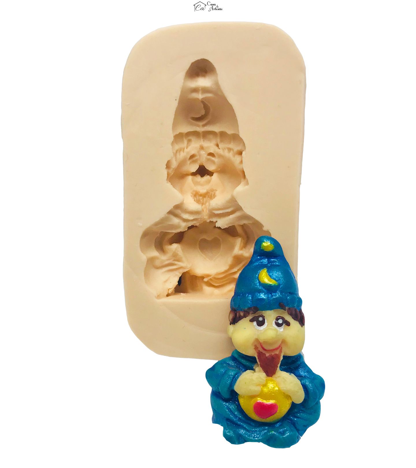 Molde de silicone - Mago - P52