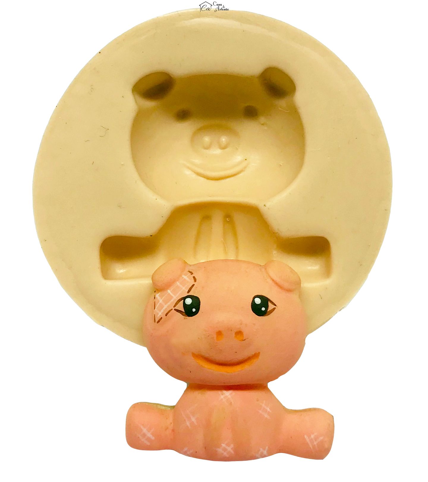 Molde de silicone - Porco