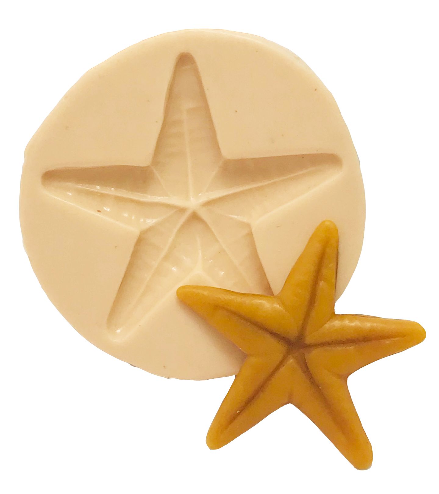 Molde de silicone - Estrela do Mar - Pq - P590