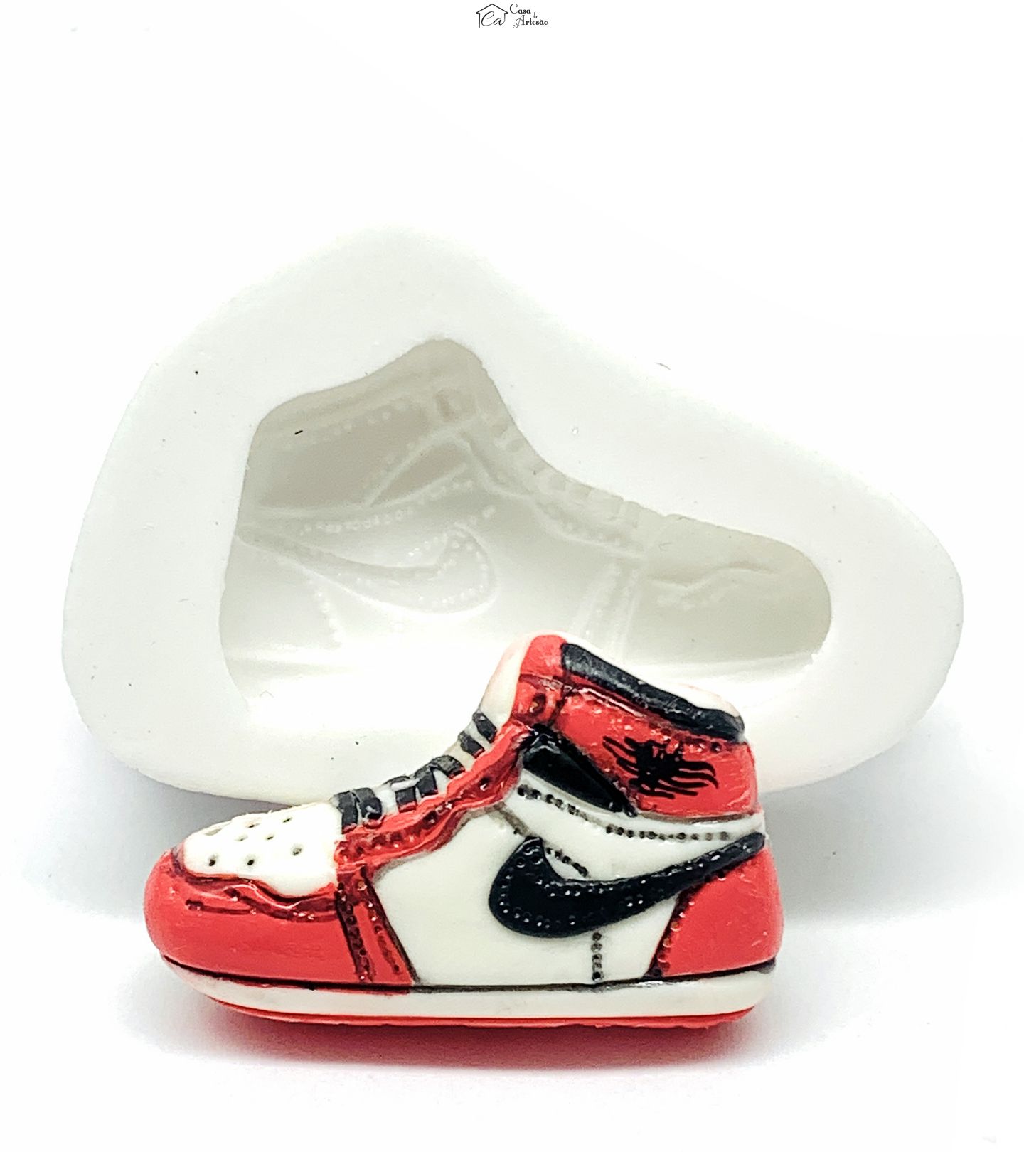 Molde de silicone - Tenis Nike Air Jordan - Pequeno - P1218