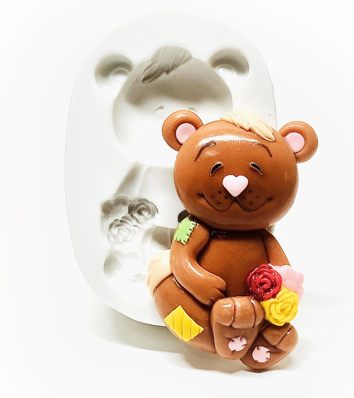 Urso com Flores - P1045