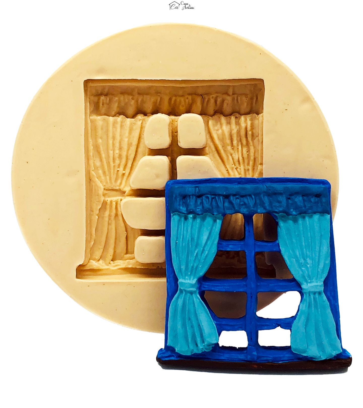 Molde de silicone - Janela com Jardineira - Mod.02 - P779