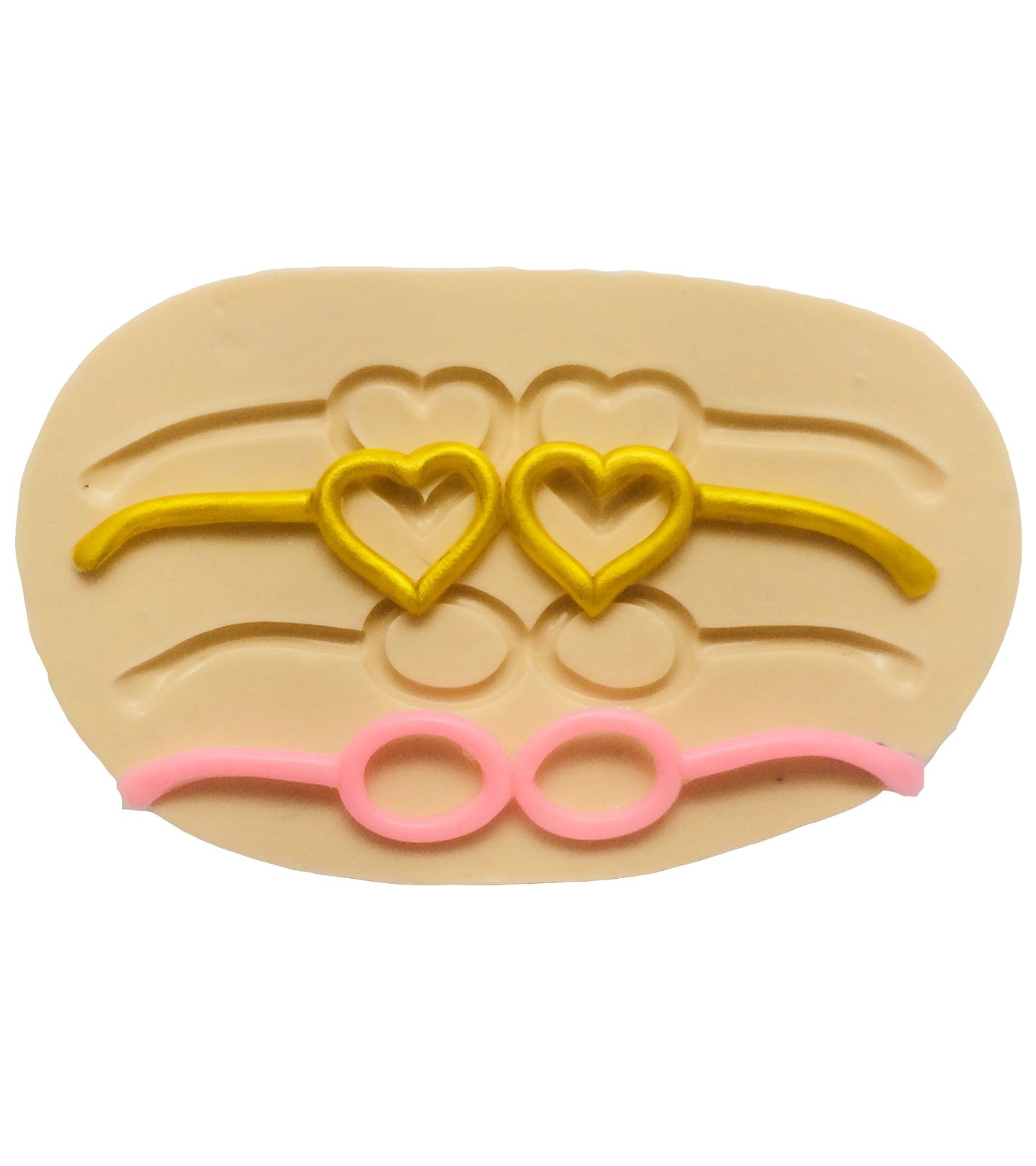 Molde de silicone - Boneca Lol - Oculos - Grande - P366