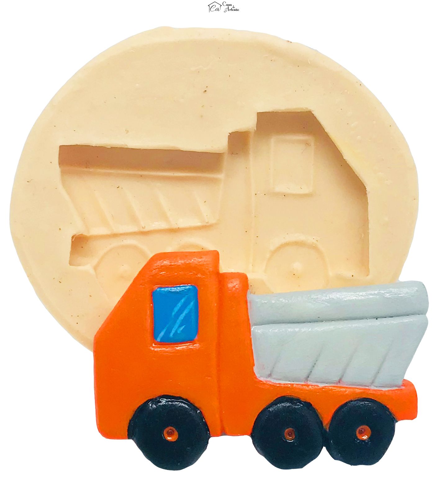Molde de silicone - Meios de Transporte - Caminhão Carga - Pequeno - P473