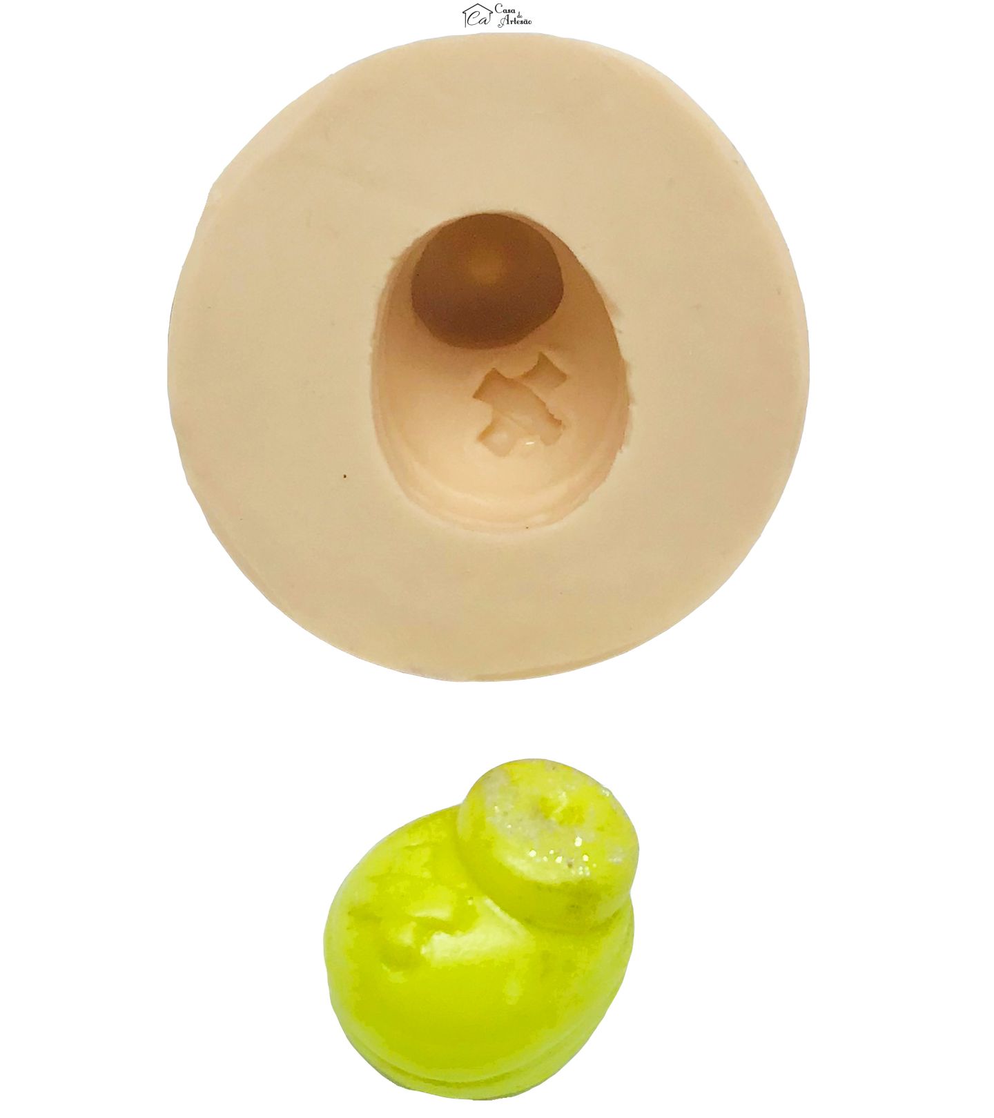 Molde de silicone - Tenis Largo c/ Cadarço Pequeno (X)