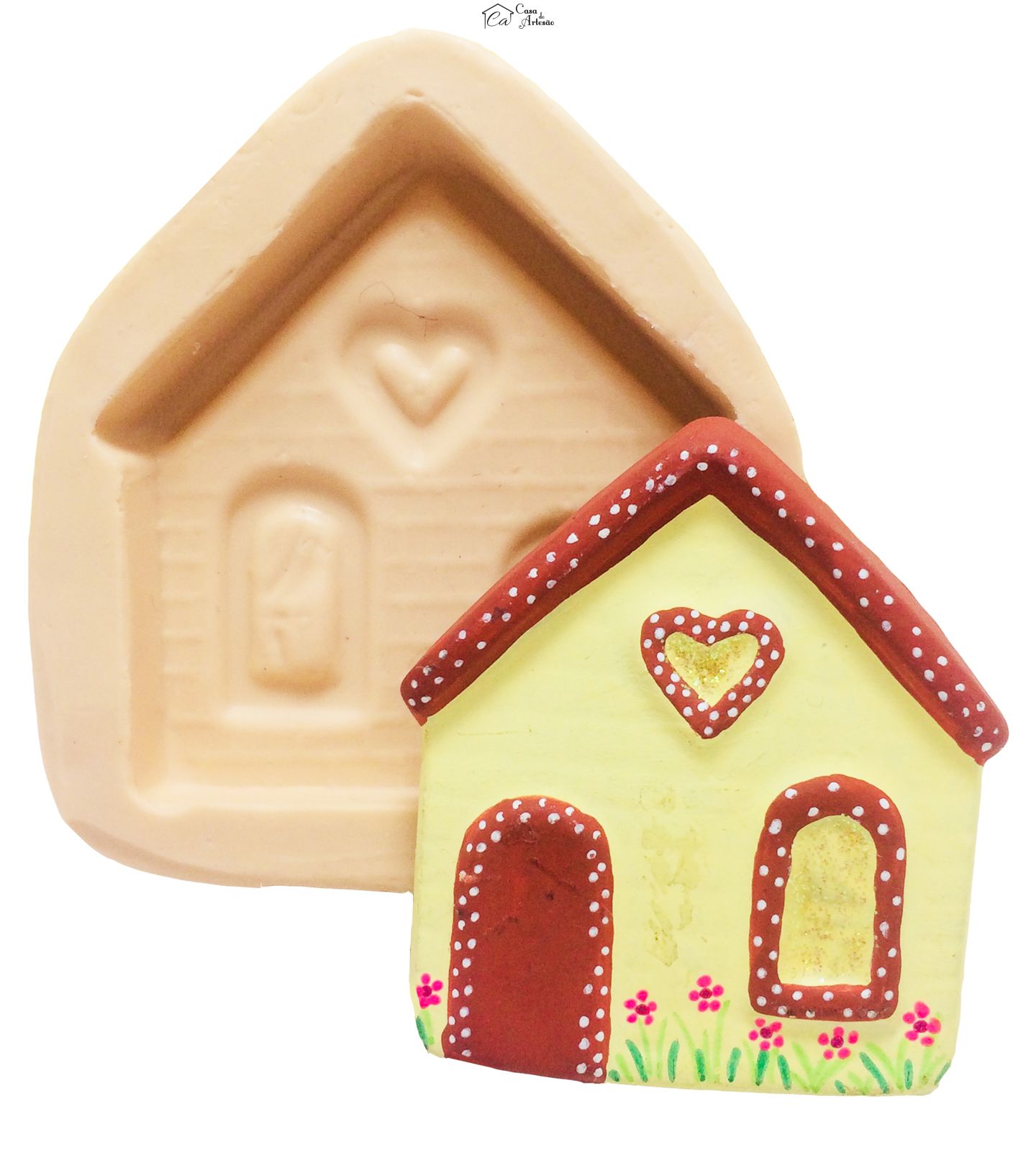 Molde de silicone - Casa - P70