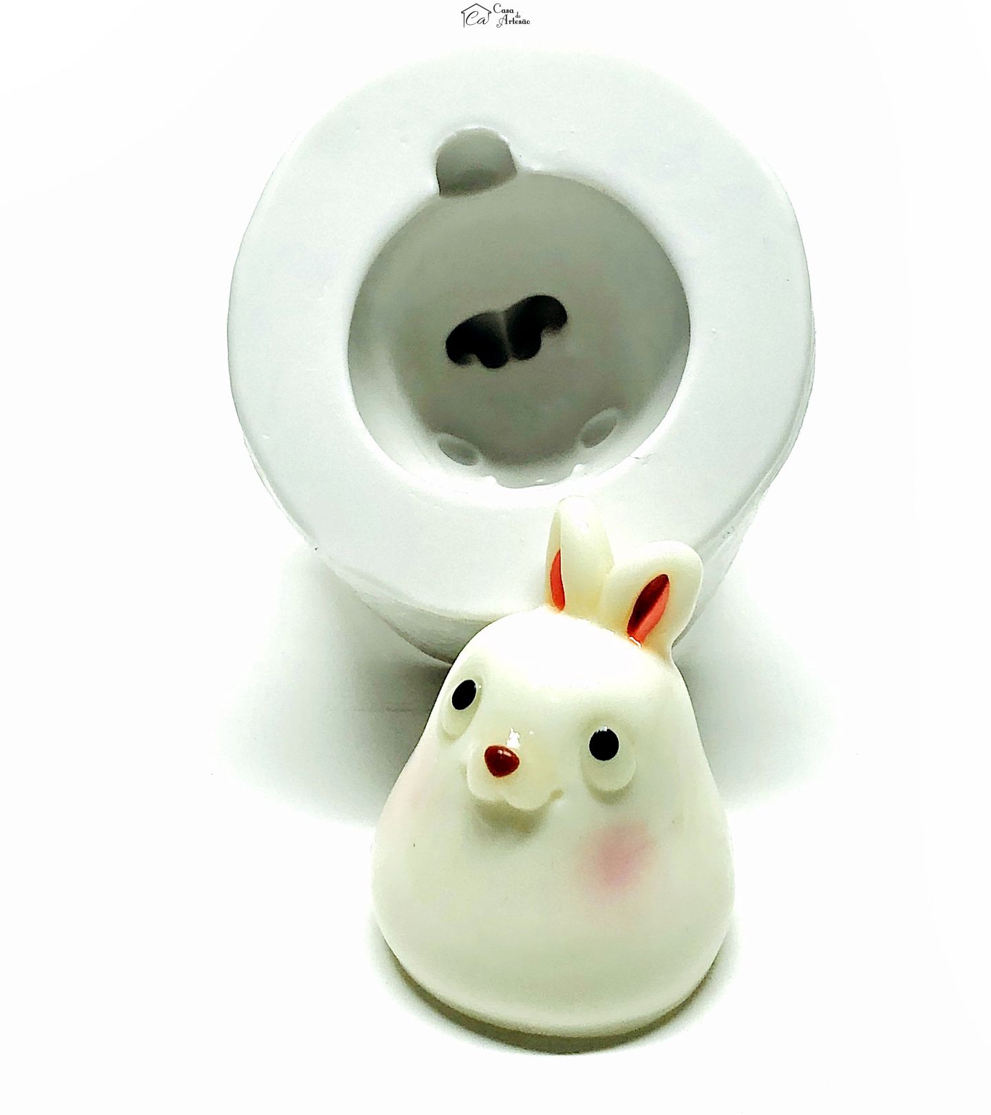 Molde de silicone - Coelho  Sentado - Grande