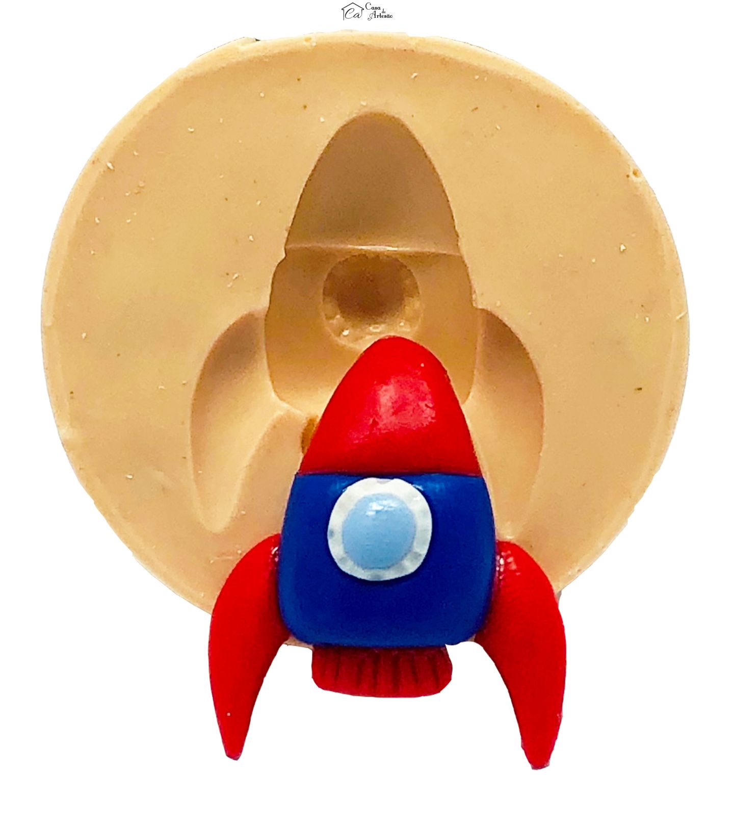 Molde de silicone - Foguete - Pequeno - P791