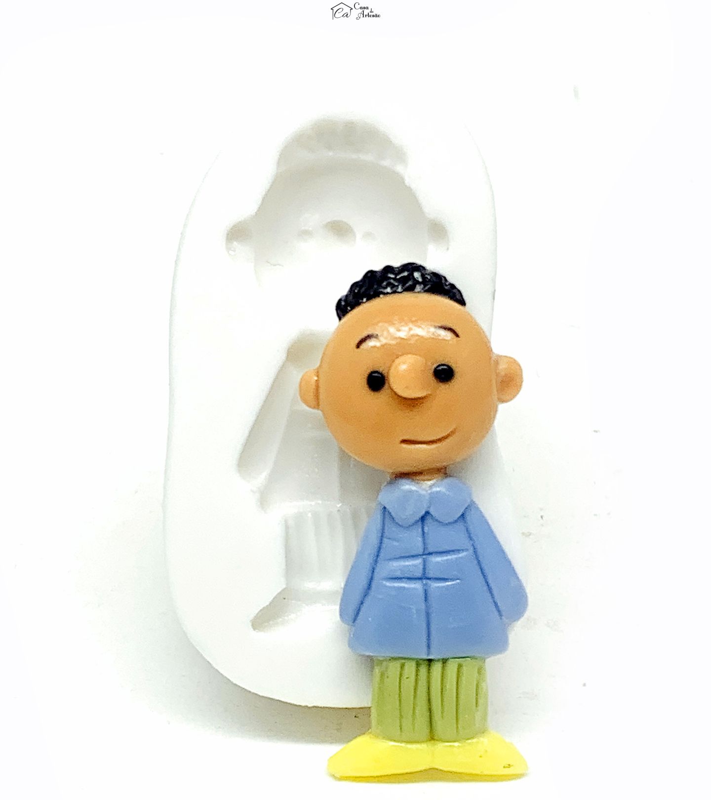 Molde de silicone - Turma do Snoopy - Franklin - Medio - P1136