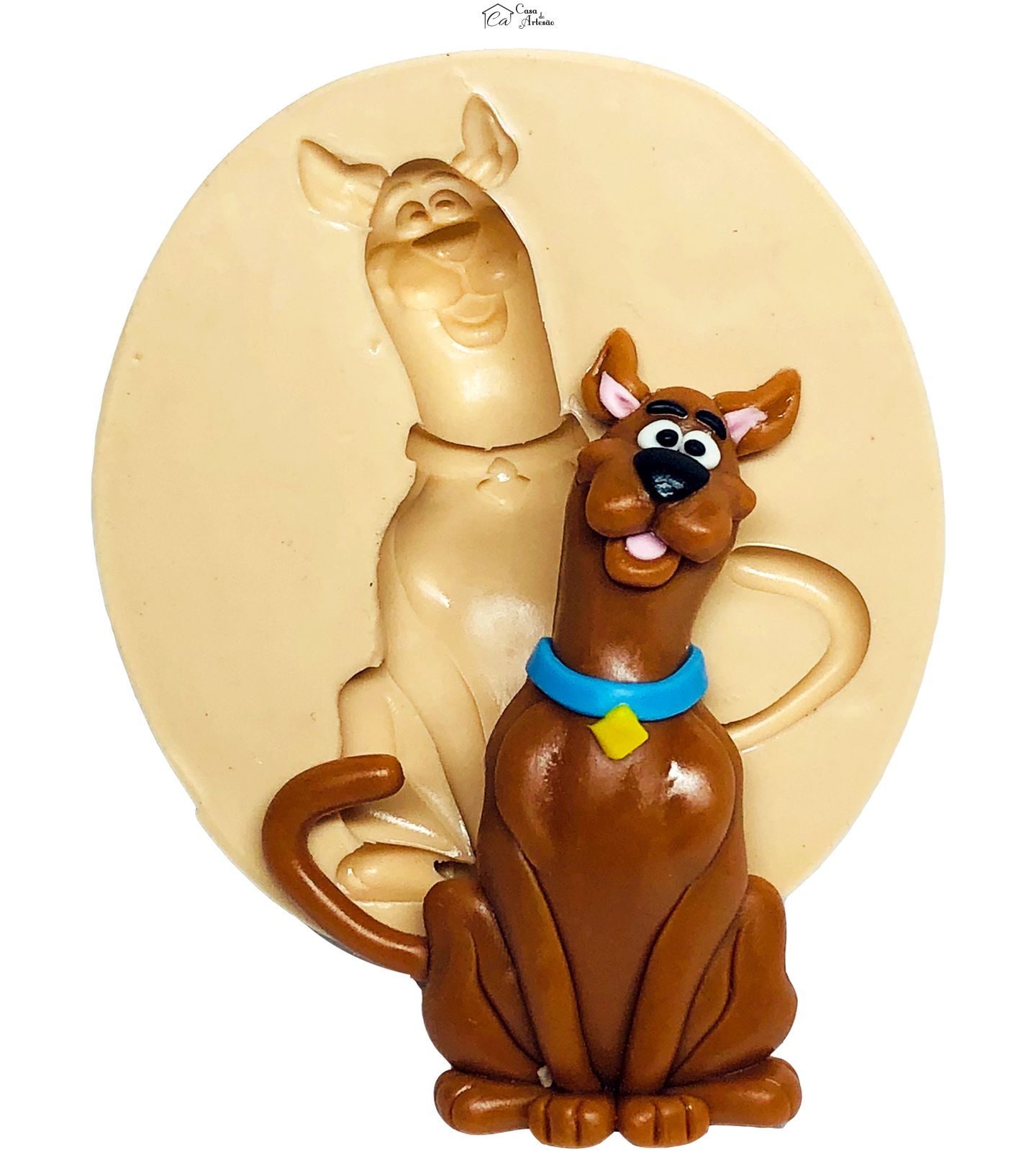 Molde de silicone - Scooby Doo - Grande - P743