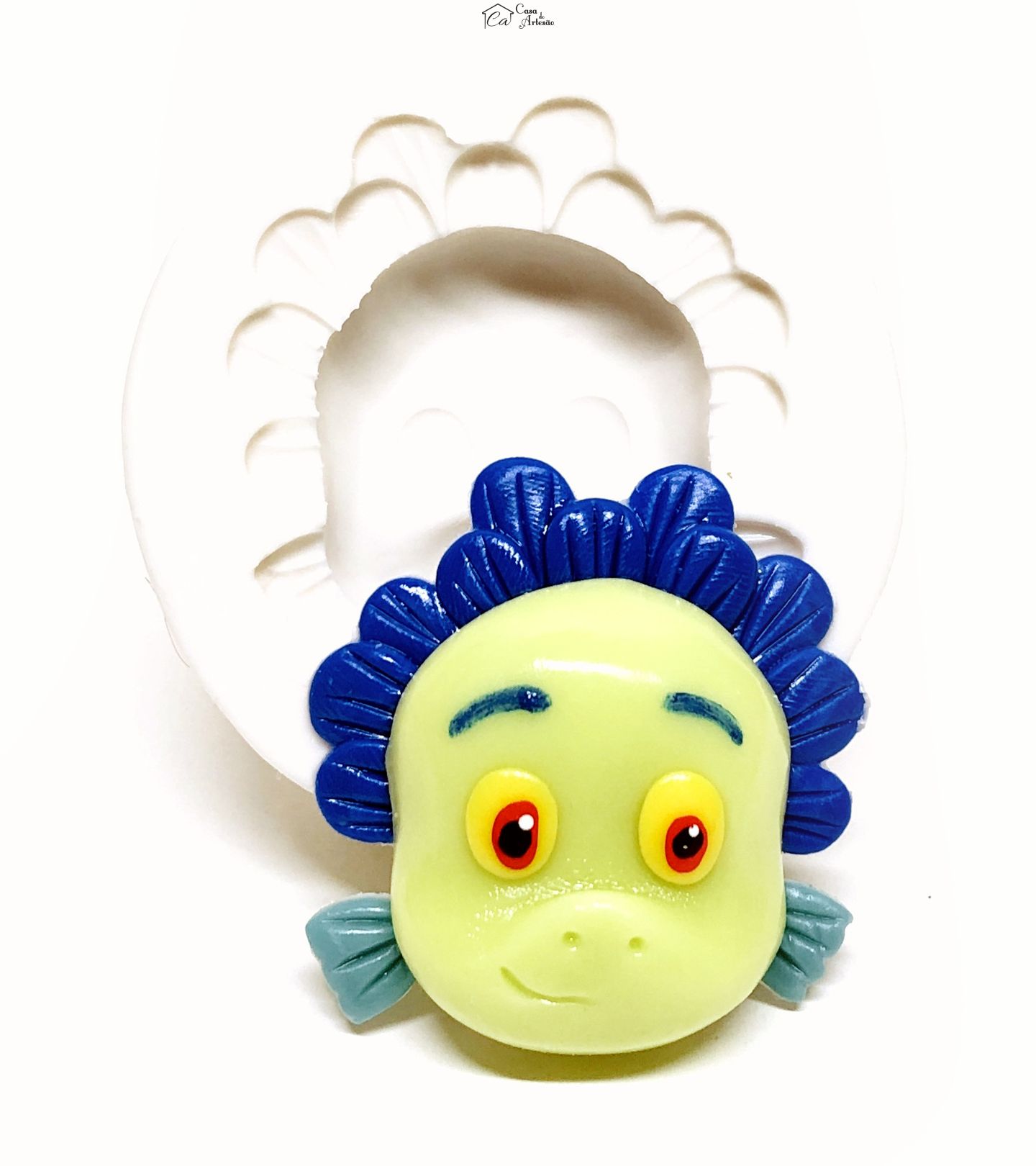 Molde de silicone - Luca - Rosto Luca Monstro - Grande - P1088