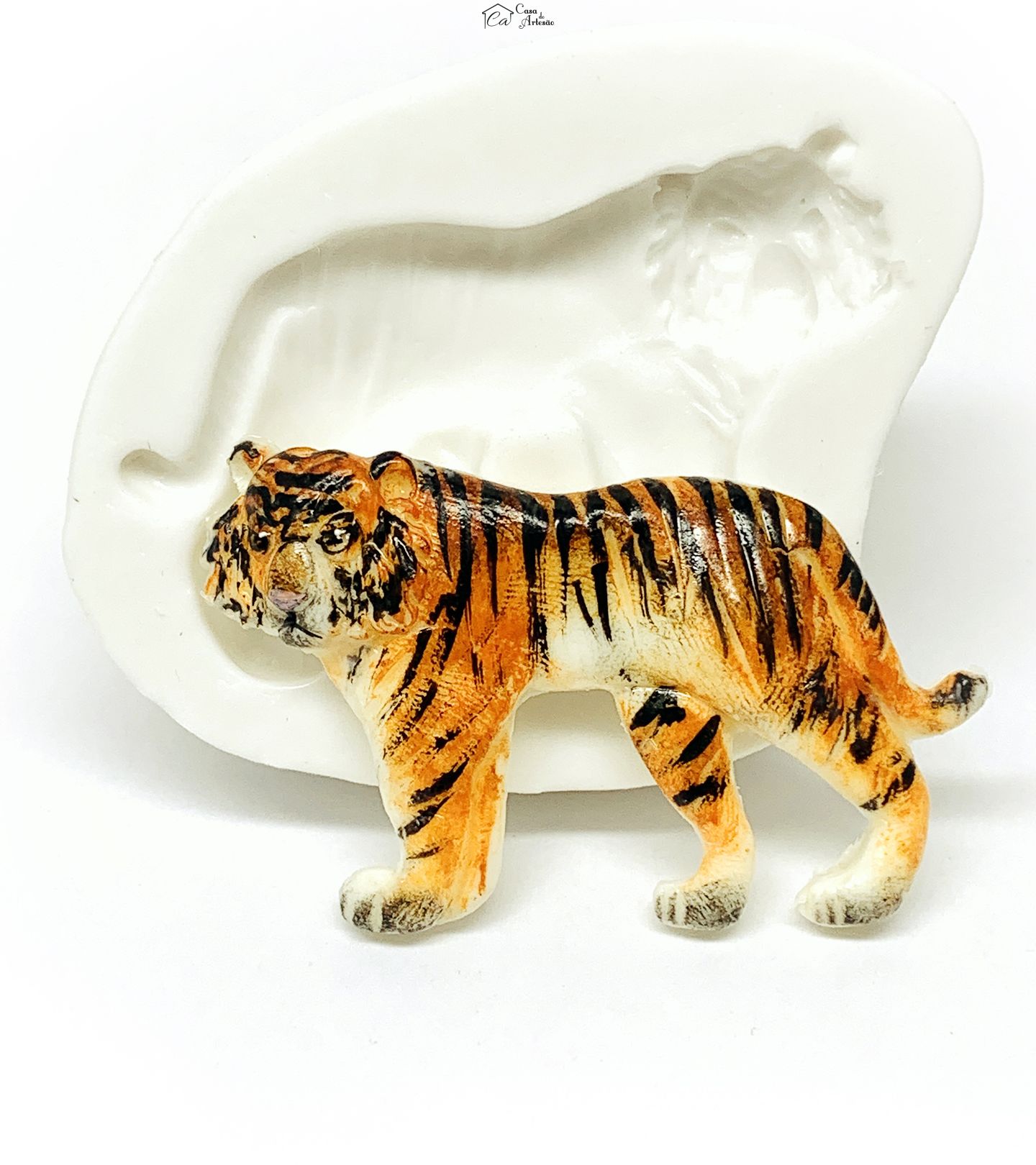 Molde de silicone - Tigre - Pequeno - P1177
