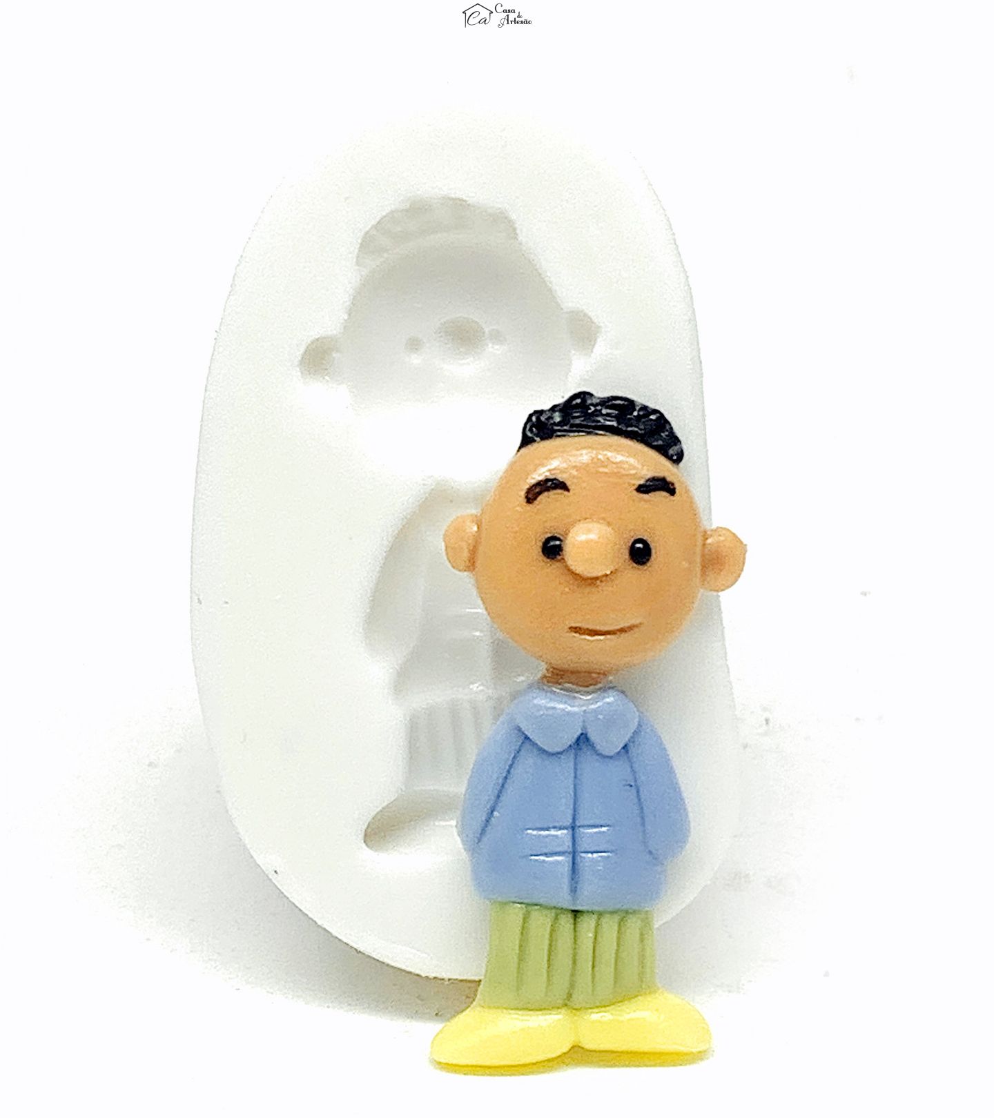 Molde de silicone - Turma do Snoopy - Franklin - Pequeno - P1131