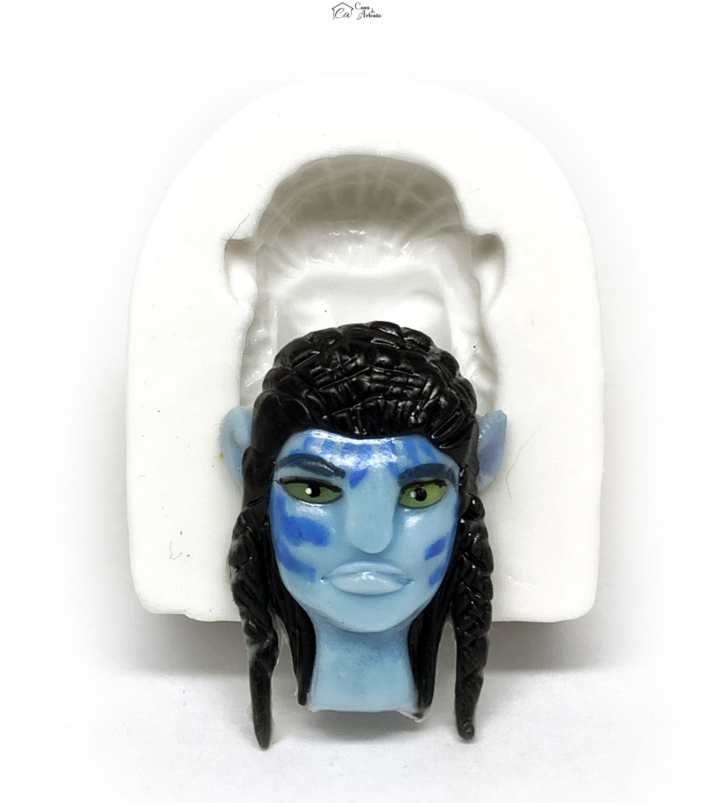 Molde de silicone - Avatar - Rosto Jake - Pequeno - P1183