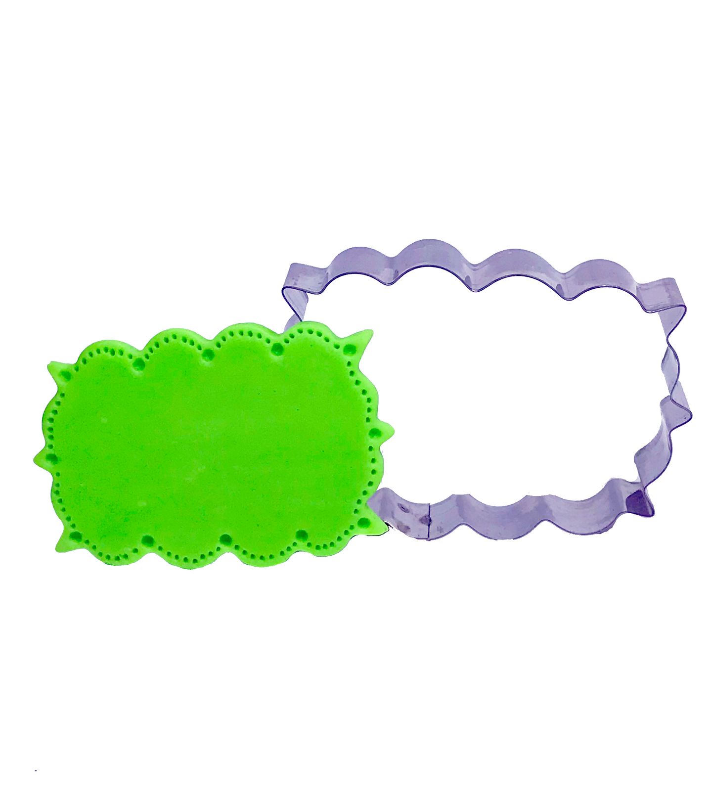 Cortador Aço - Moldura Retangular Trabalhada - (B)