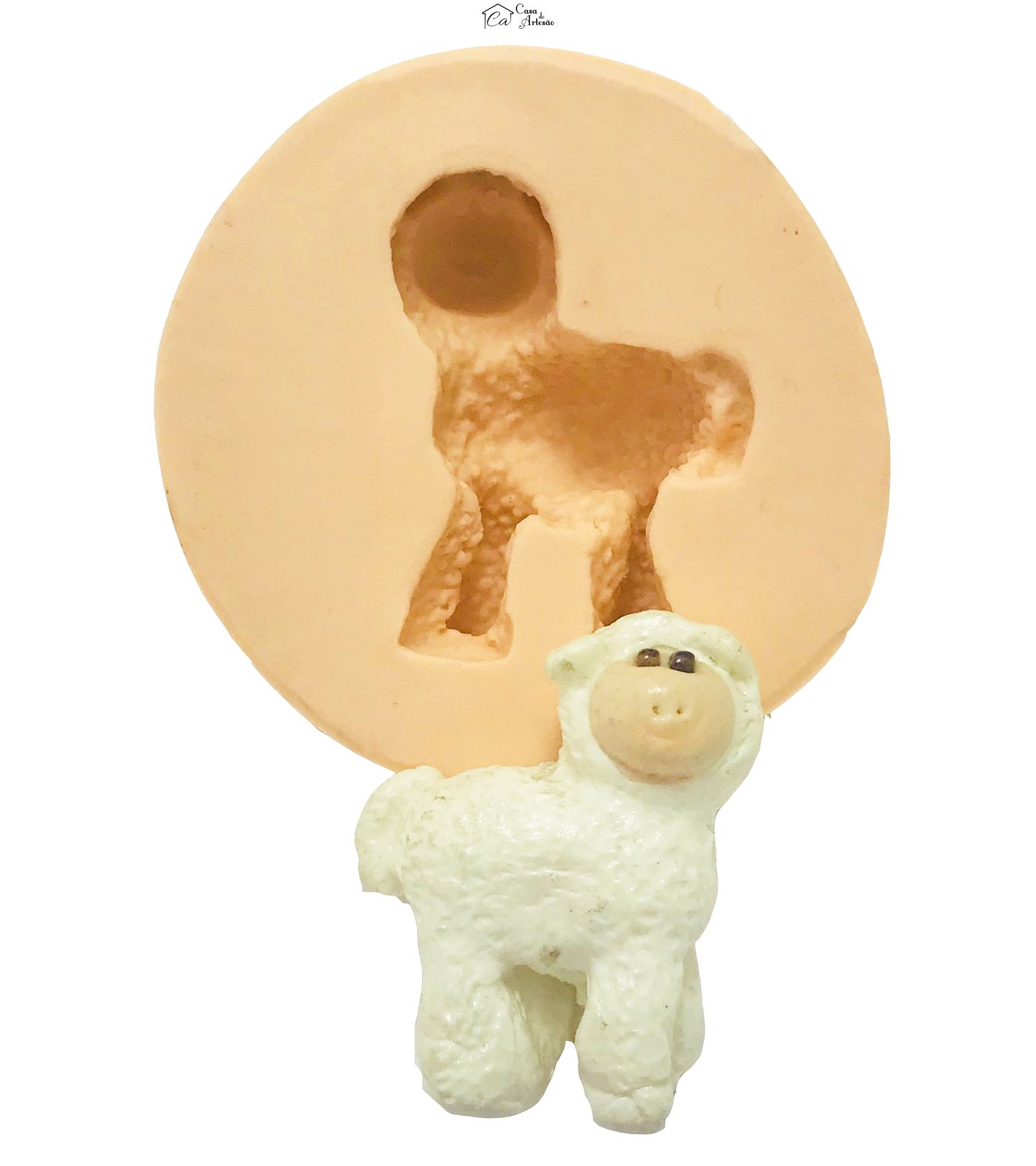 Molde de silicone - Ovelha Bebê