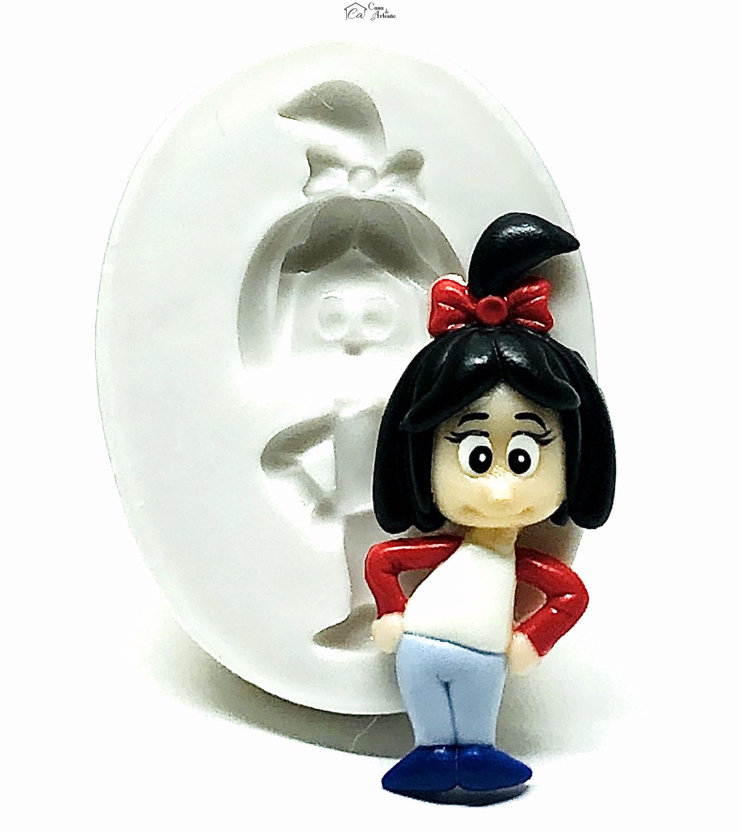 Molde de silicone - Cleo e Cuquim - Cleo - Pequena - P991