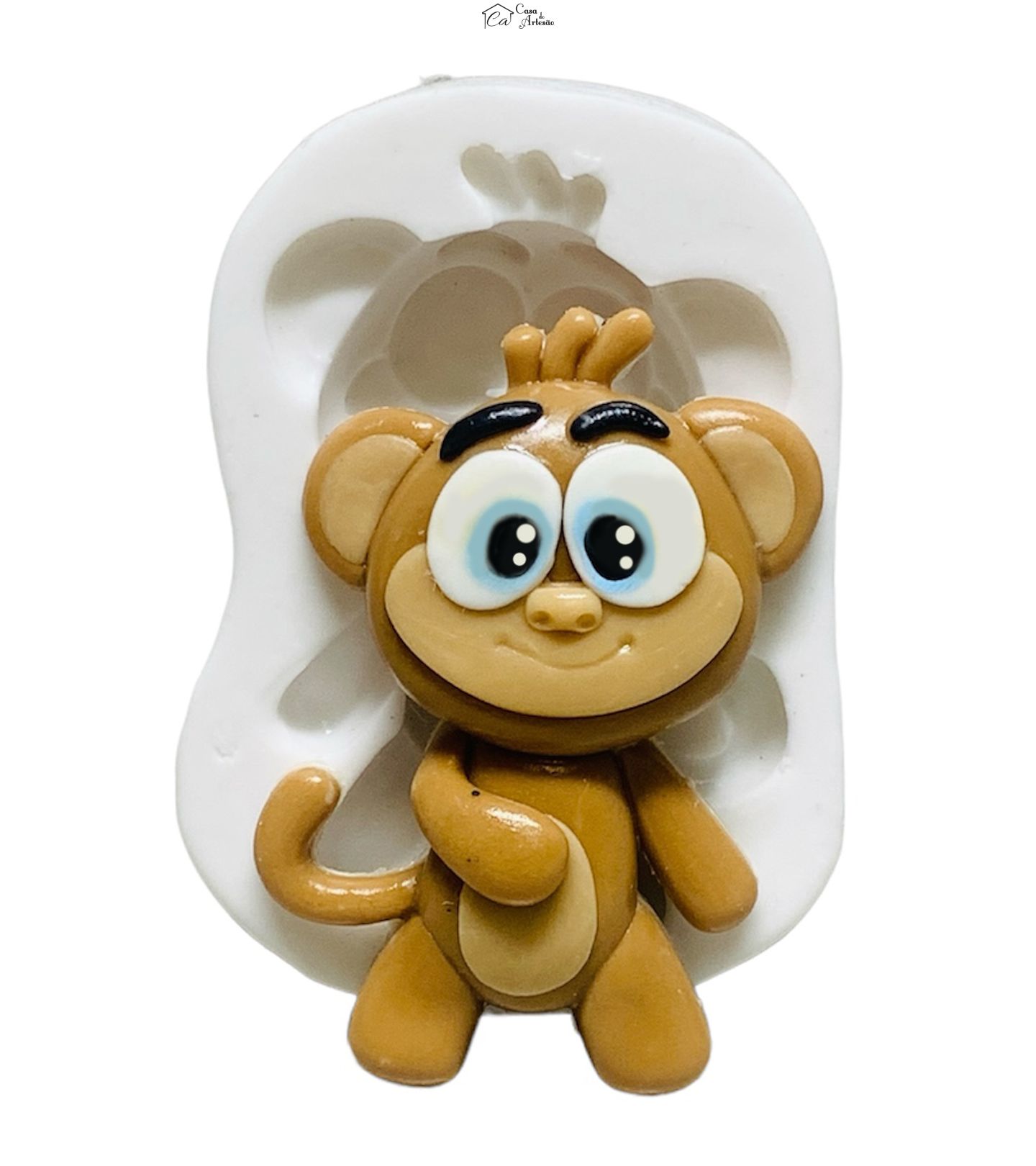 Molde de silicone - Jose Comilao - Macaquinho Kim - Grande - P1237