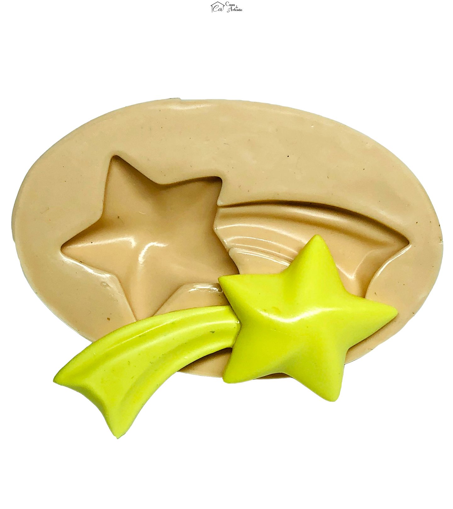 Molde de silicone - O Pequeno Principe - Estrela Cadente - Grande - P747