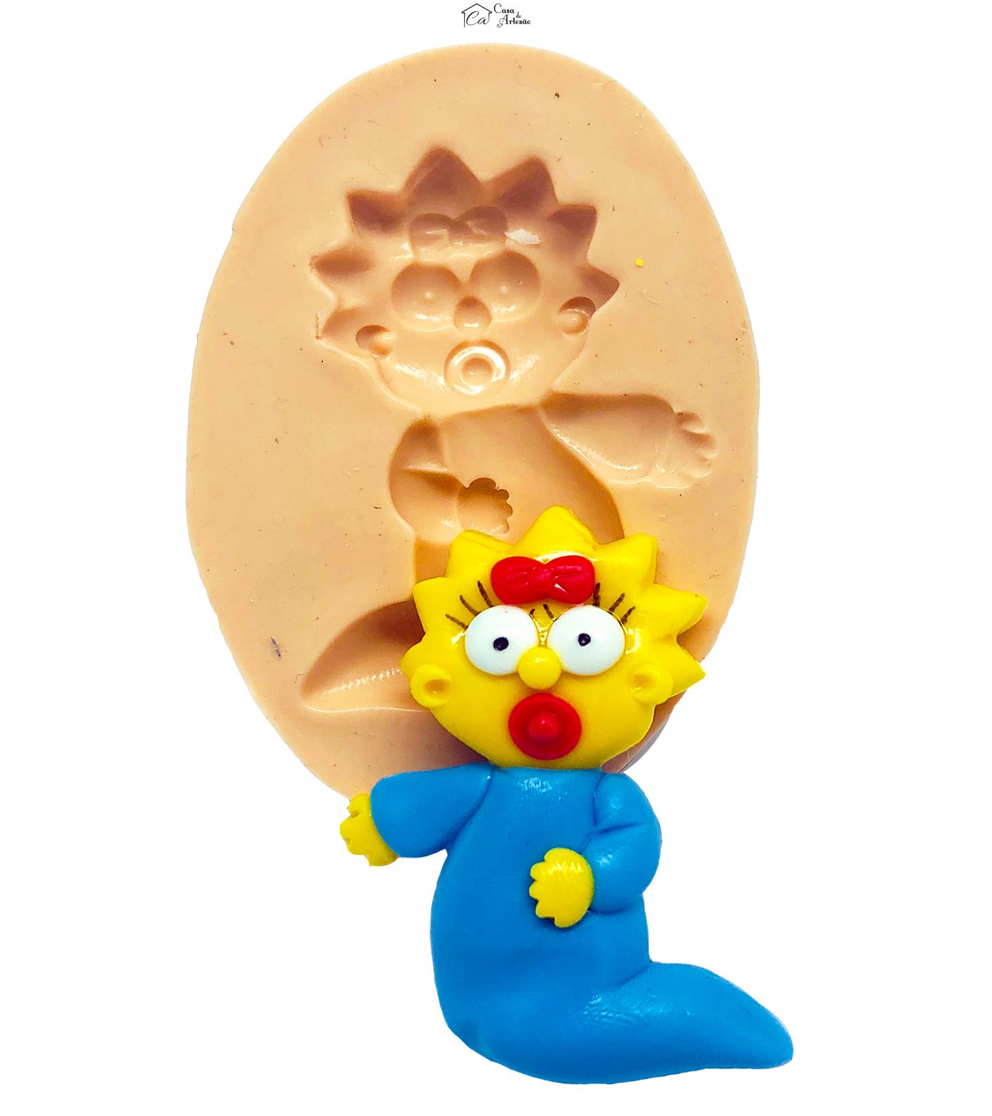 Molde de silicone - Simpsons - Maggie - Grande - P819