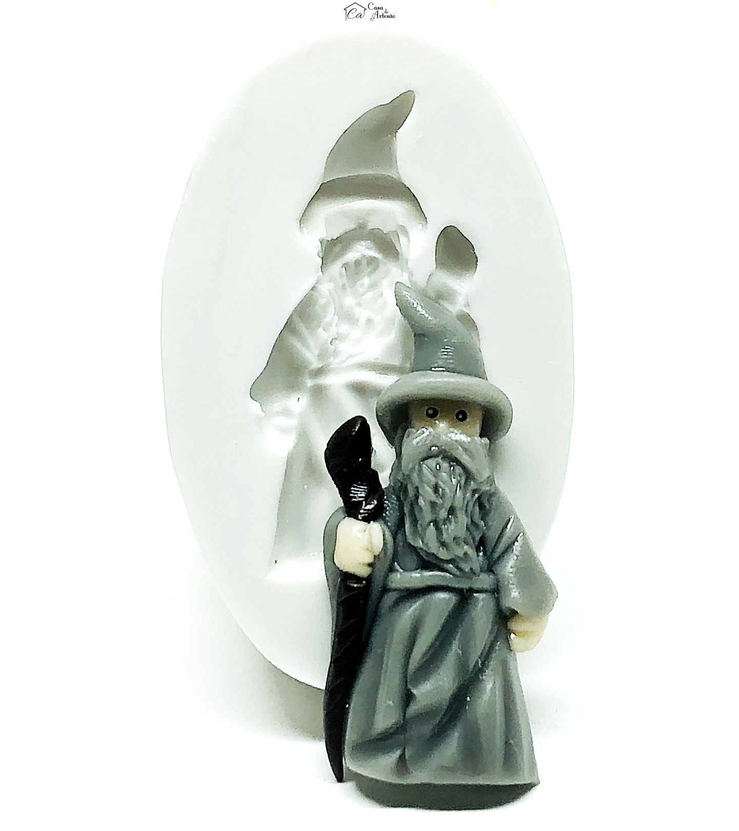 Molde de silicone - Senhor do Aneis - Gandalf - Pequeno - P1001