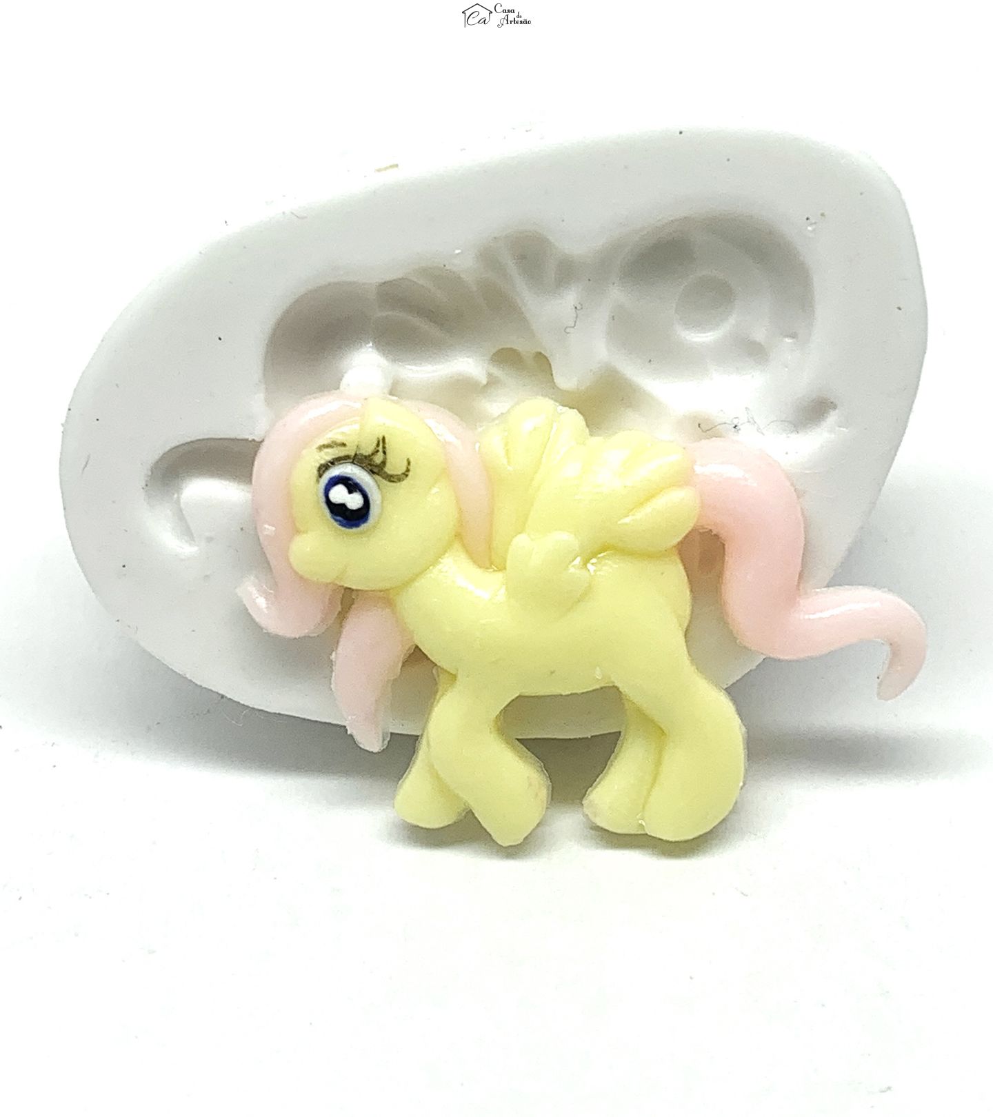 Molde de silicone - Meu Pequeno Ponei - Fluttershy - Pequena - P1200