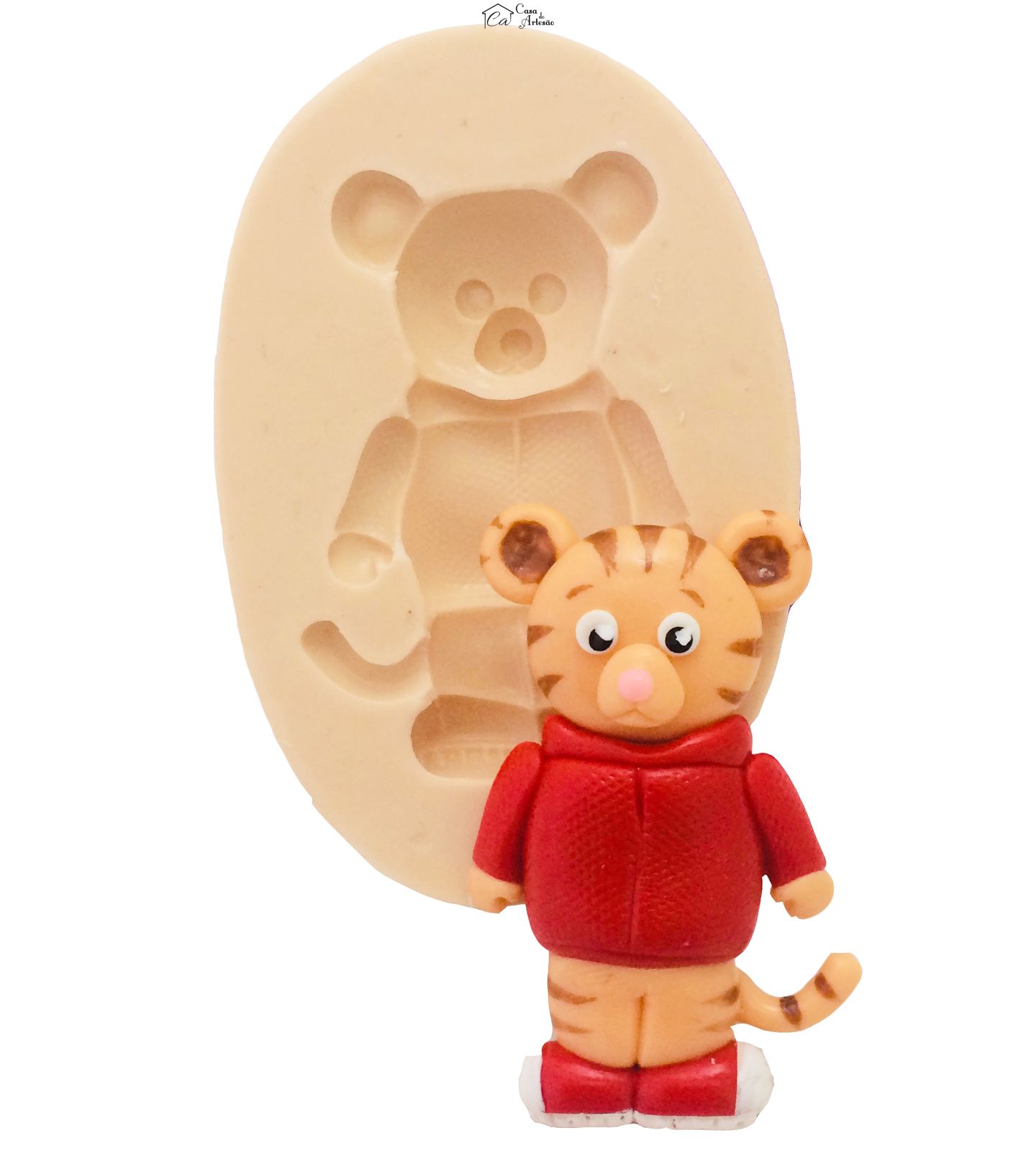 Molde de silicone - Daniel Tigre - Tigre - Medio - P374