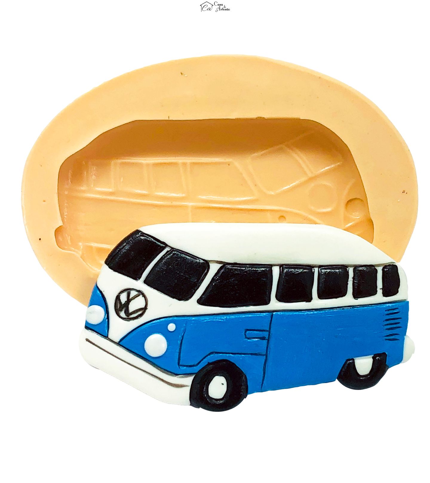 Molde de silicone - Meios de Transporte - Kombi - Grande - P799