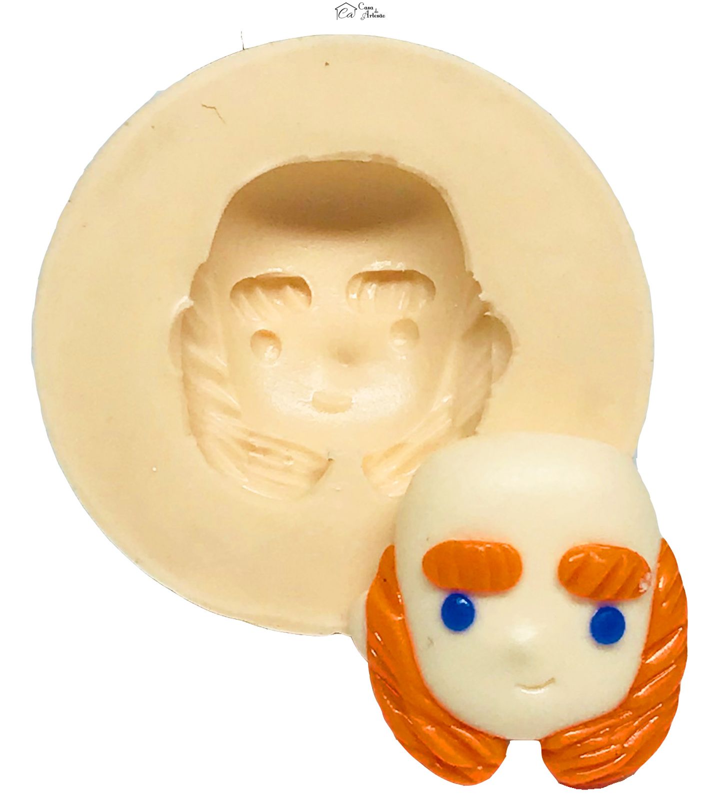 Molde de silicone - Clash Royale - Rosto Gigante Baby - Pequeno - P531