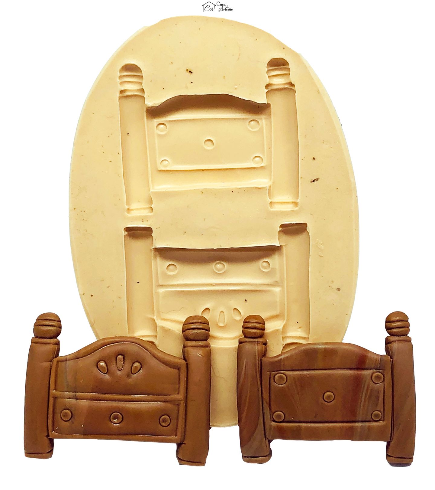 Molde de silicone - Cabeceira - Mod.02 - Grande - P757