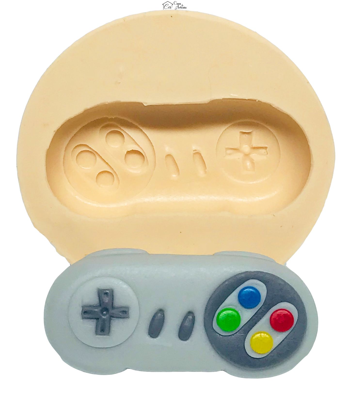 Molde de silicone - Video Game - Joystique Nintendo - Medio - P567
