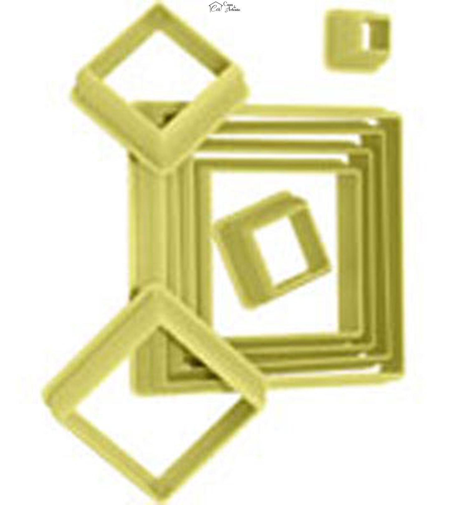 Cortador Blue Star - Quadrado - (8 pç) - Cod.5177