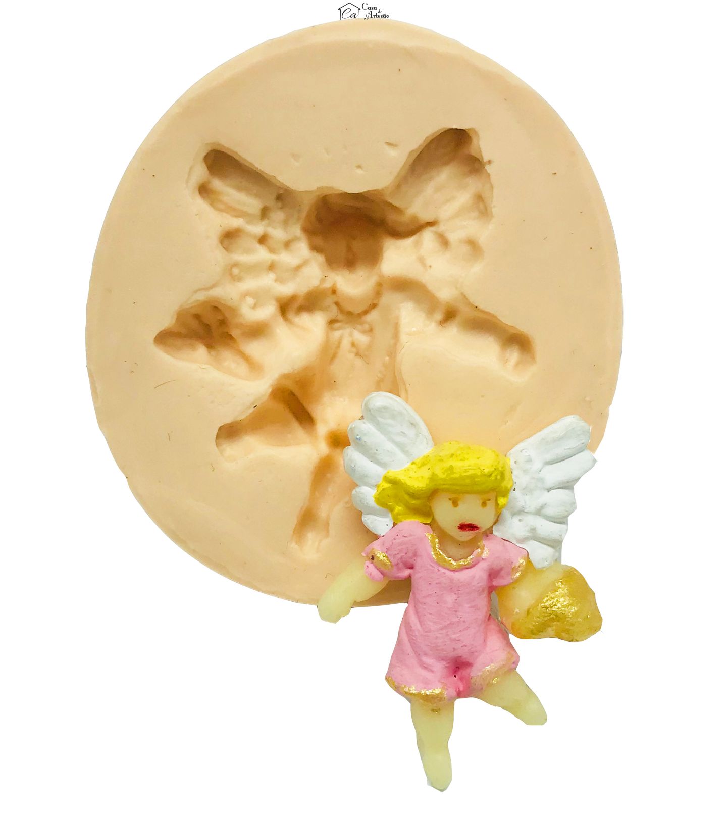 Molde de silicone - Anjo