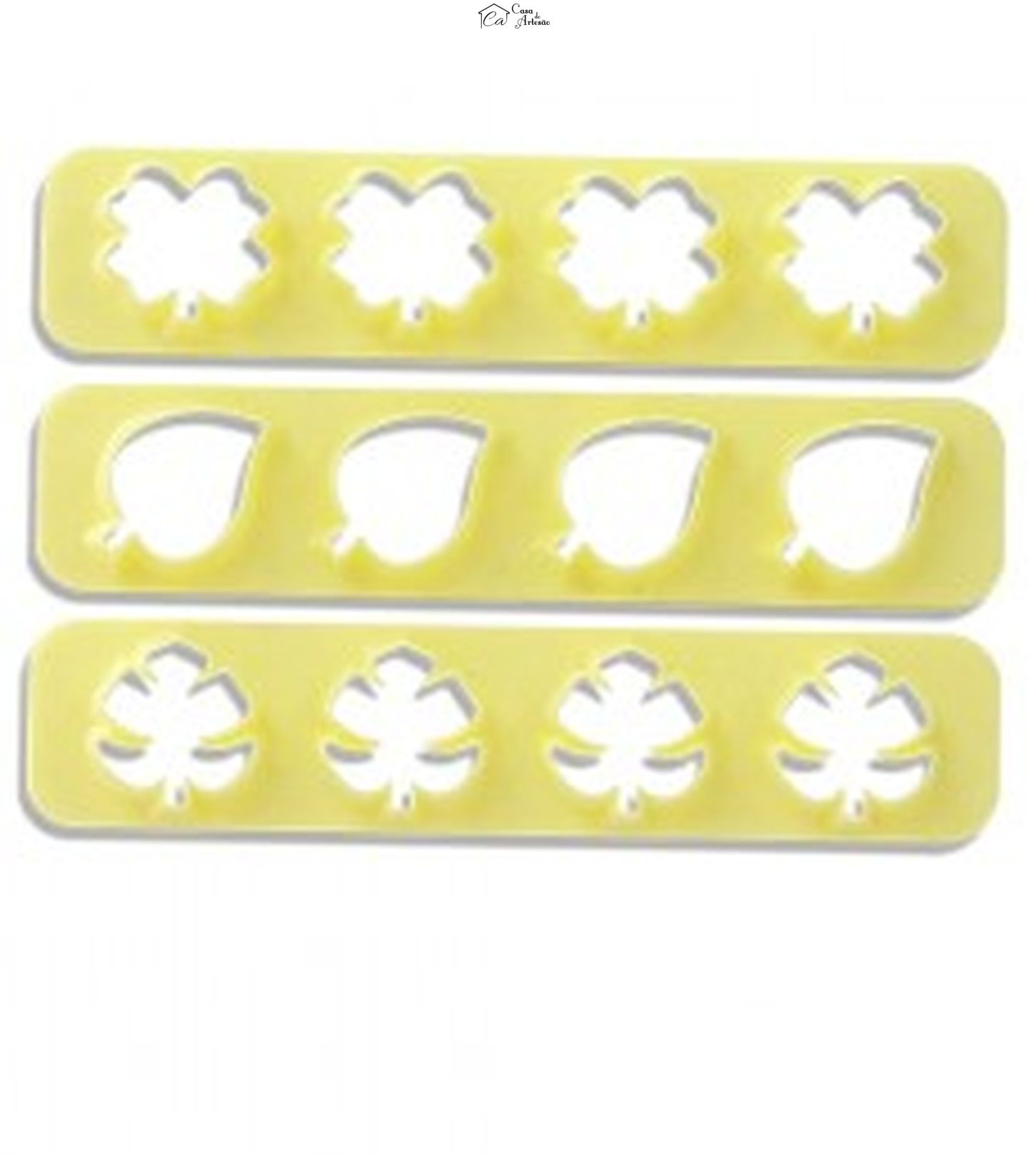 Cortador Blue Star - Kit Reguas Miniaturas 6 - 03 Pç (Folhas) - Cod.00709